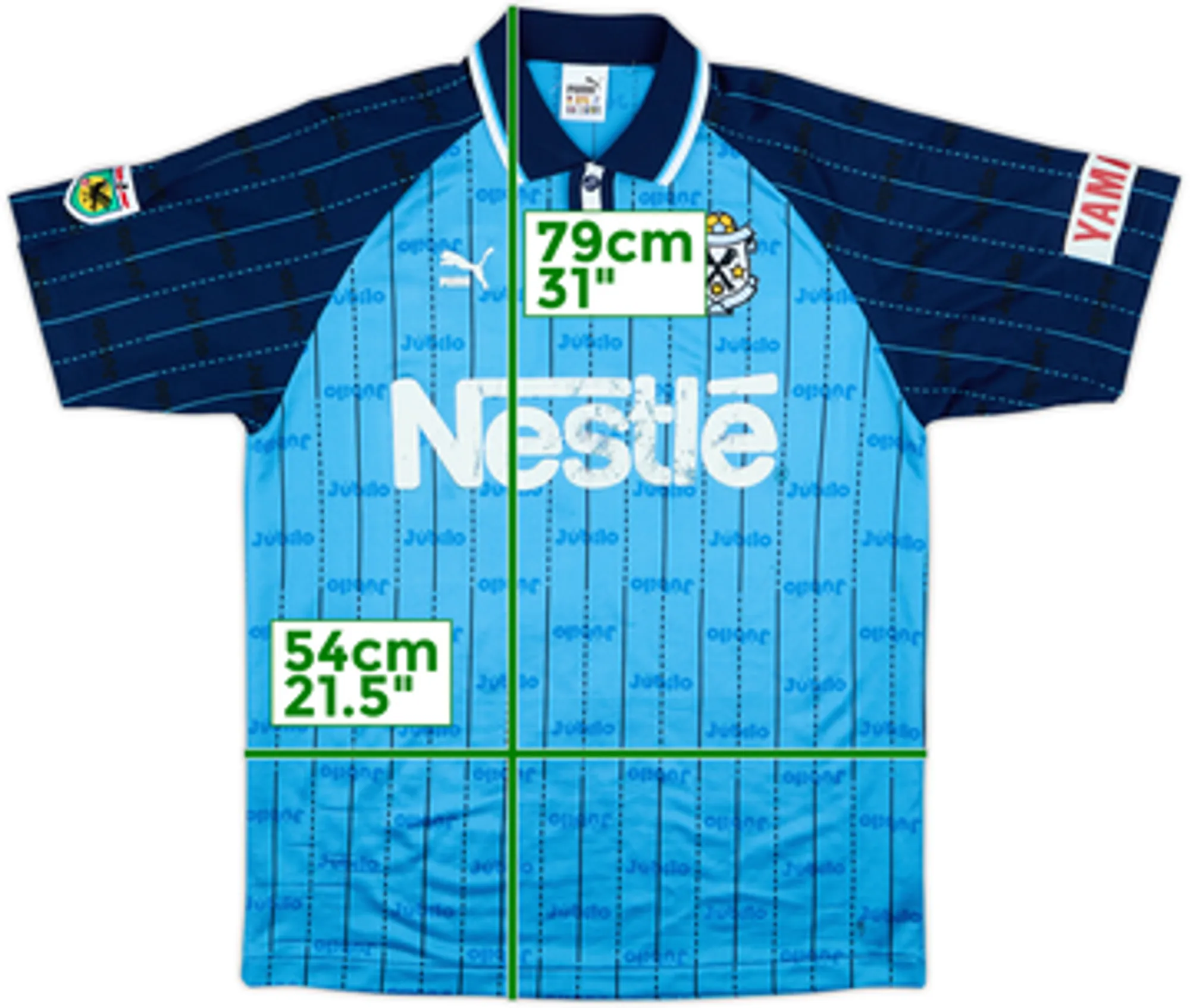 1998-99 Jubilo Iwata Home Shirt - 5/10 - (XL)