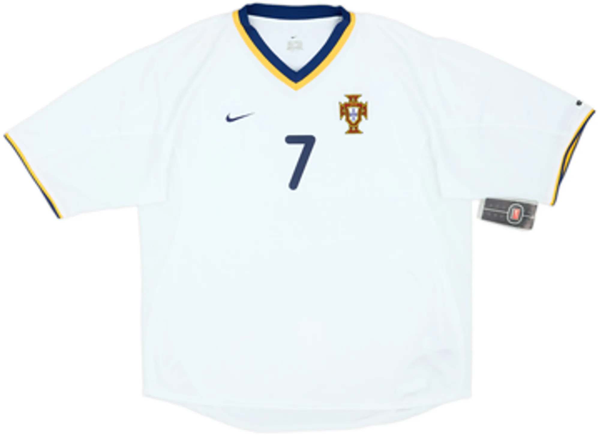 2000-02 Portugal Away Shirt Figo #7 (L)