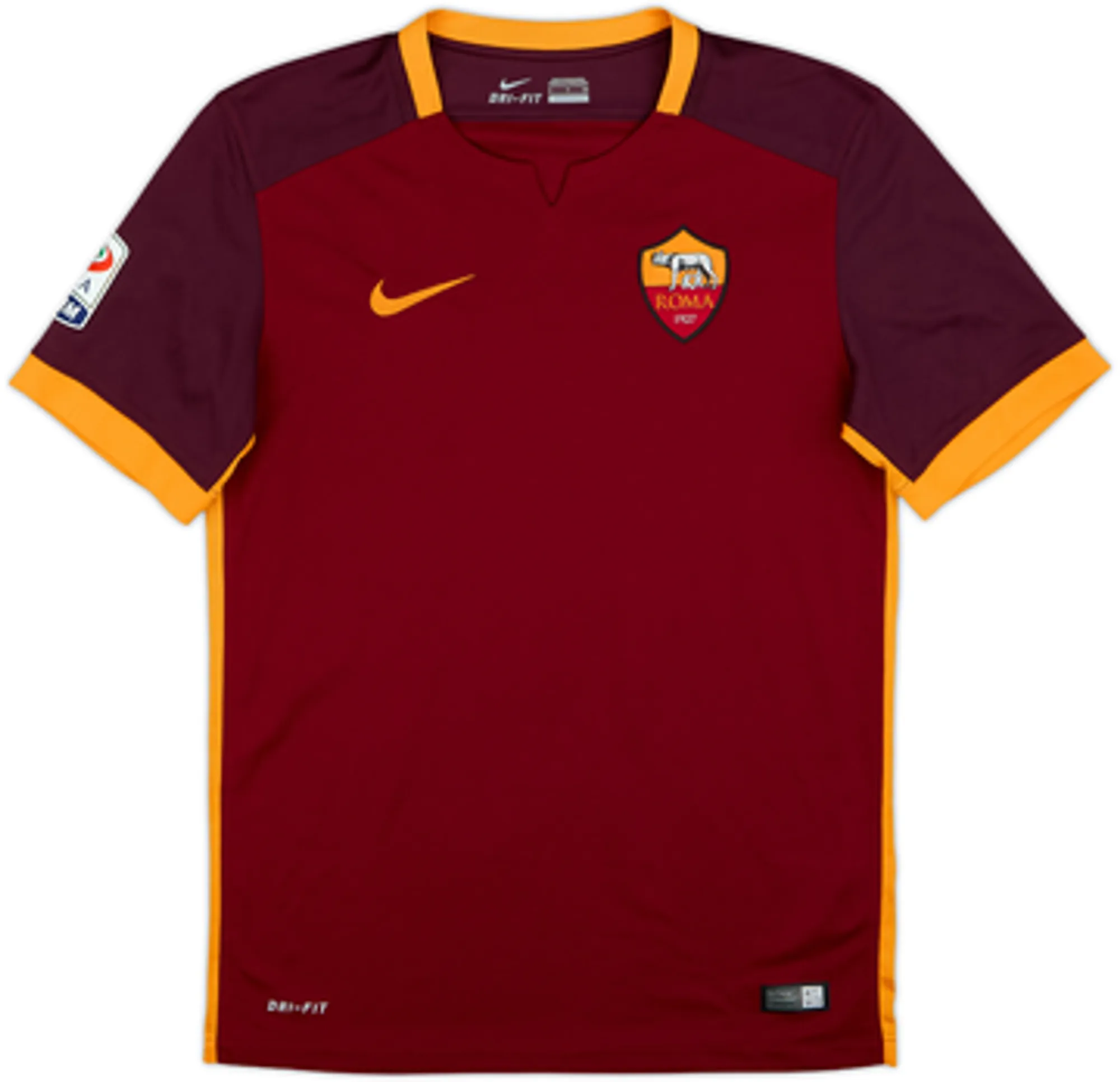 2015-16 Roma Home Shirt De Rossi #16 - 5/10 - (S)