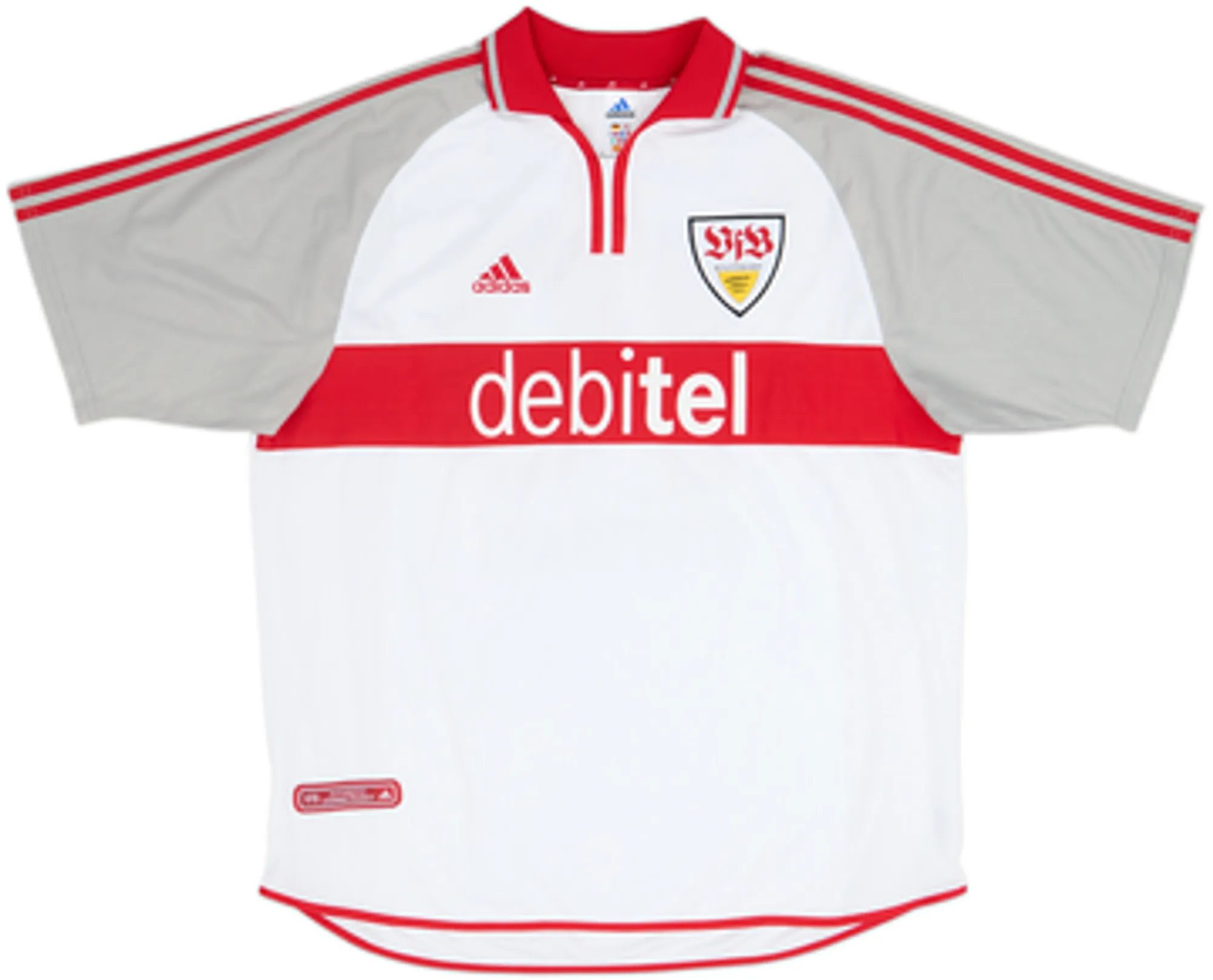 2000-02 Stuttgart Signed Home Shirt Balakov #10 - 8/10 - (XXL)
