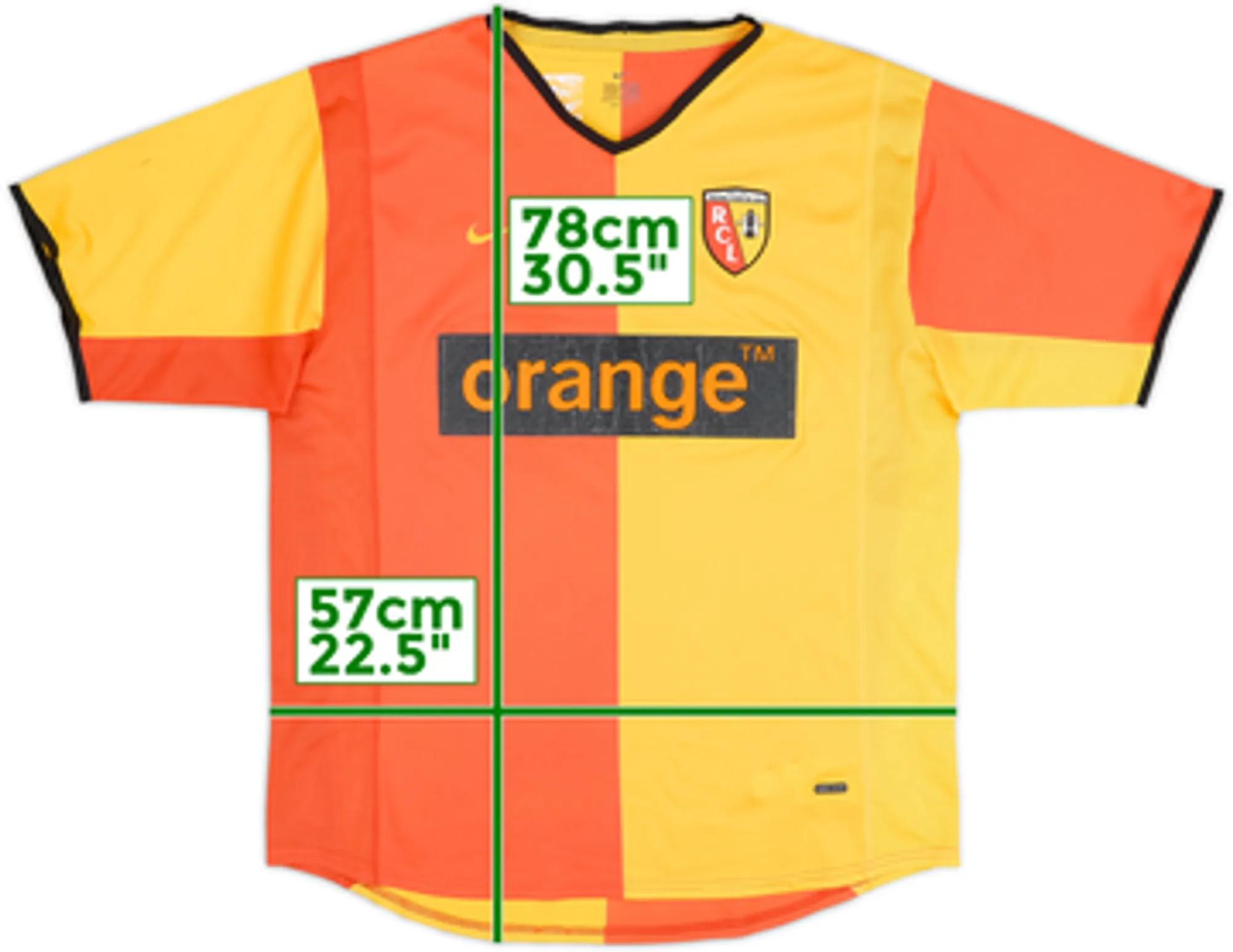 2001-02 Lens Home Shirt - 8/10 - (L)
