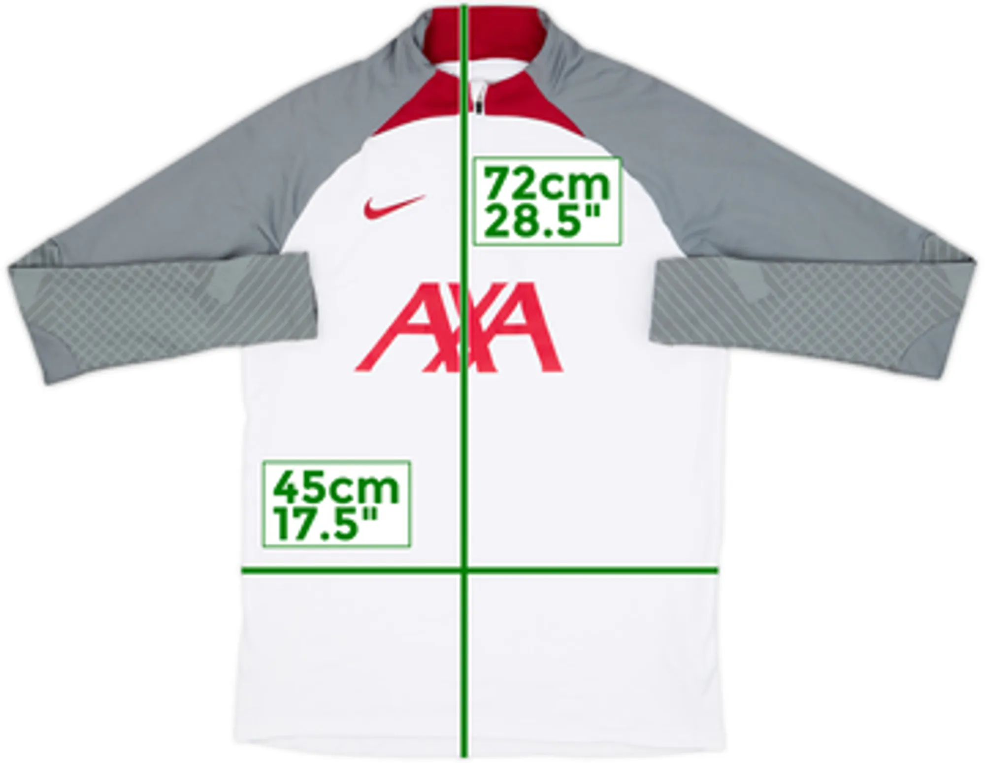 2022-23 Liverpool Nike 1/4 Zip Training Top - 7/10 - (M)