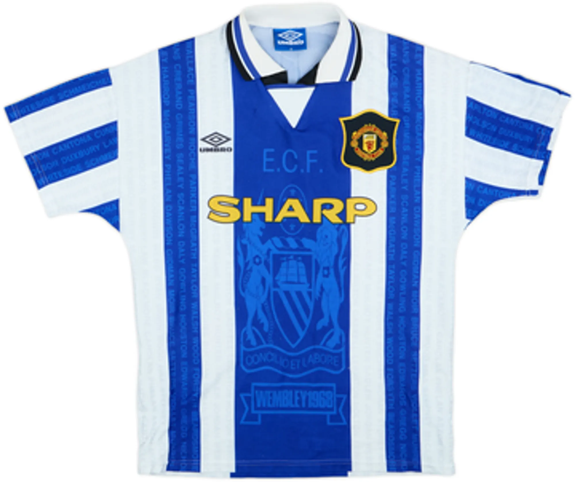 1994-96 Manchester United Third Shirt Price #8 - 7/10 - (M)