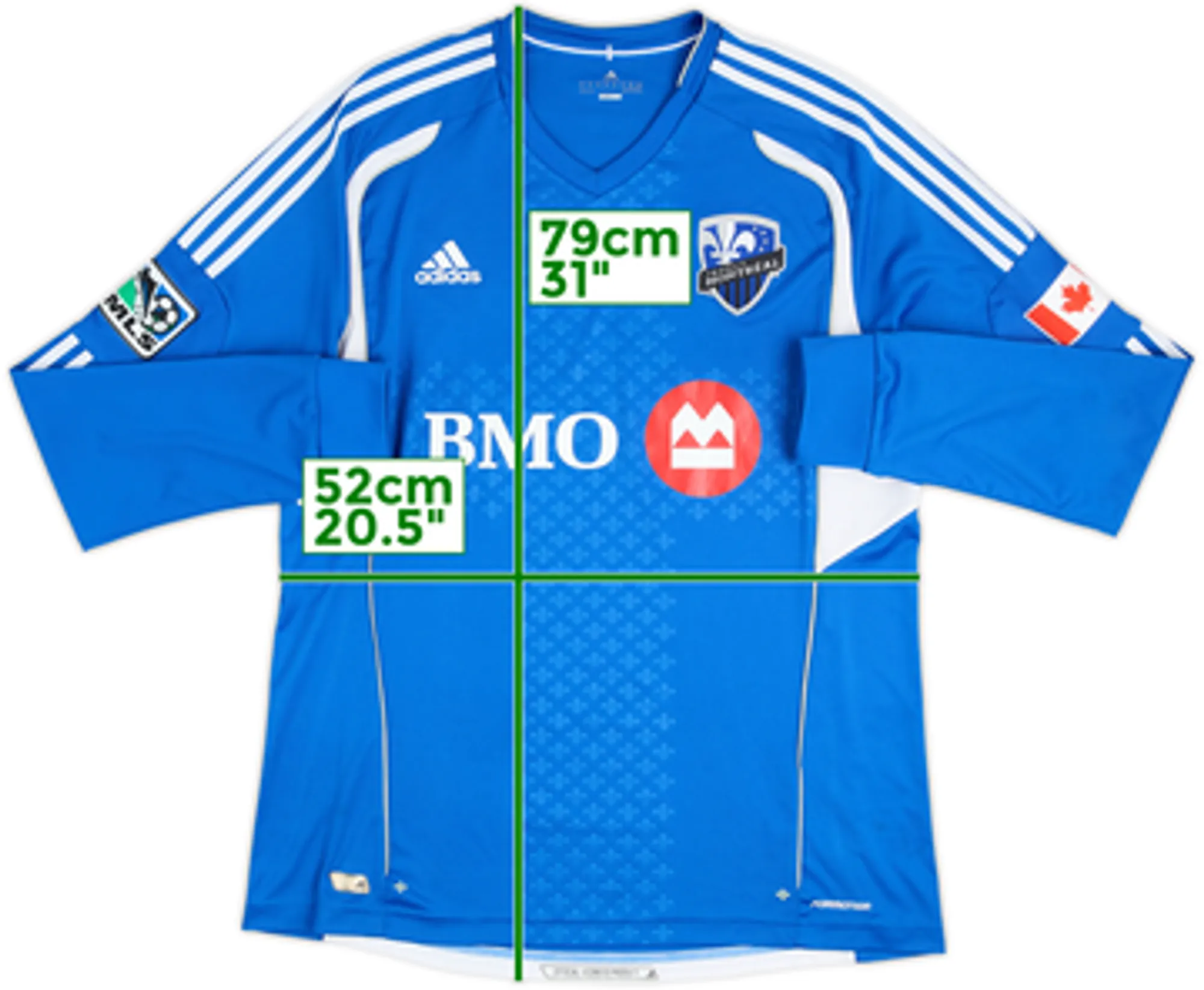 2012 Montreal Impact Authentic Home L/S Shirt - 6/10 - (XL)