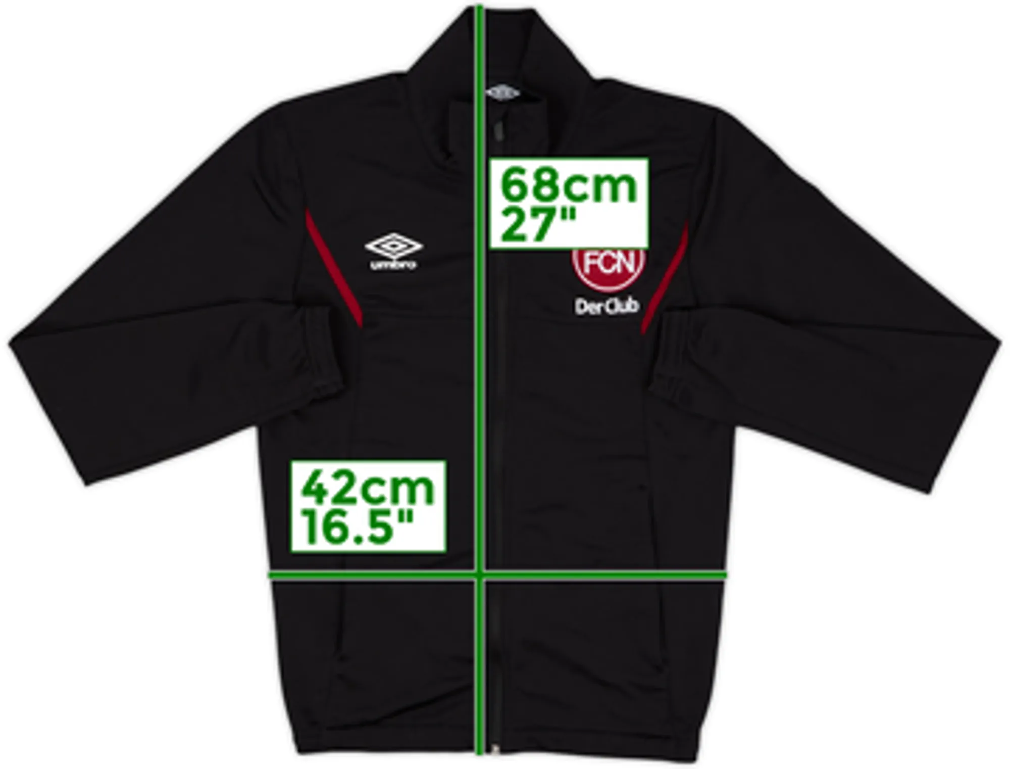2020-21 Nurnberg Umbro Track Jacket - 8/10 - (S)