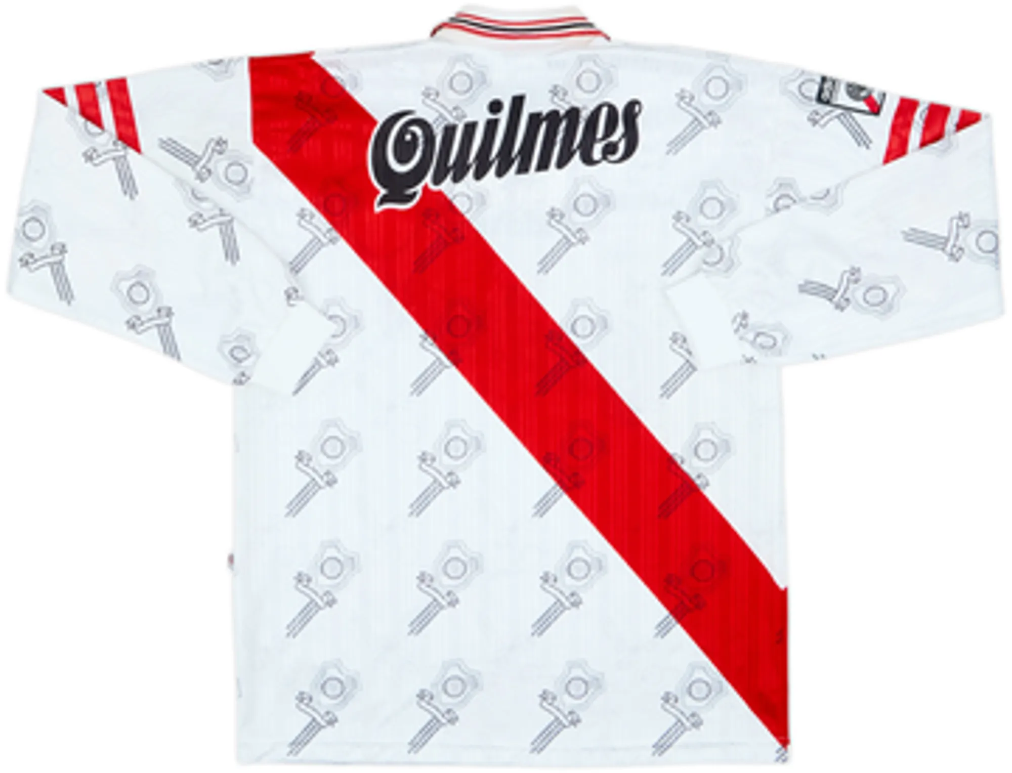 1996-98 River Plate Home L/S Shirt - 8/10 - (S)