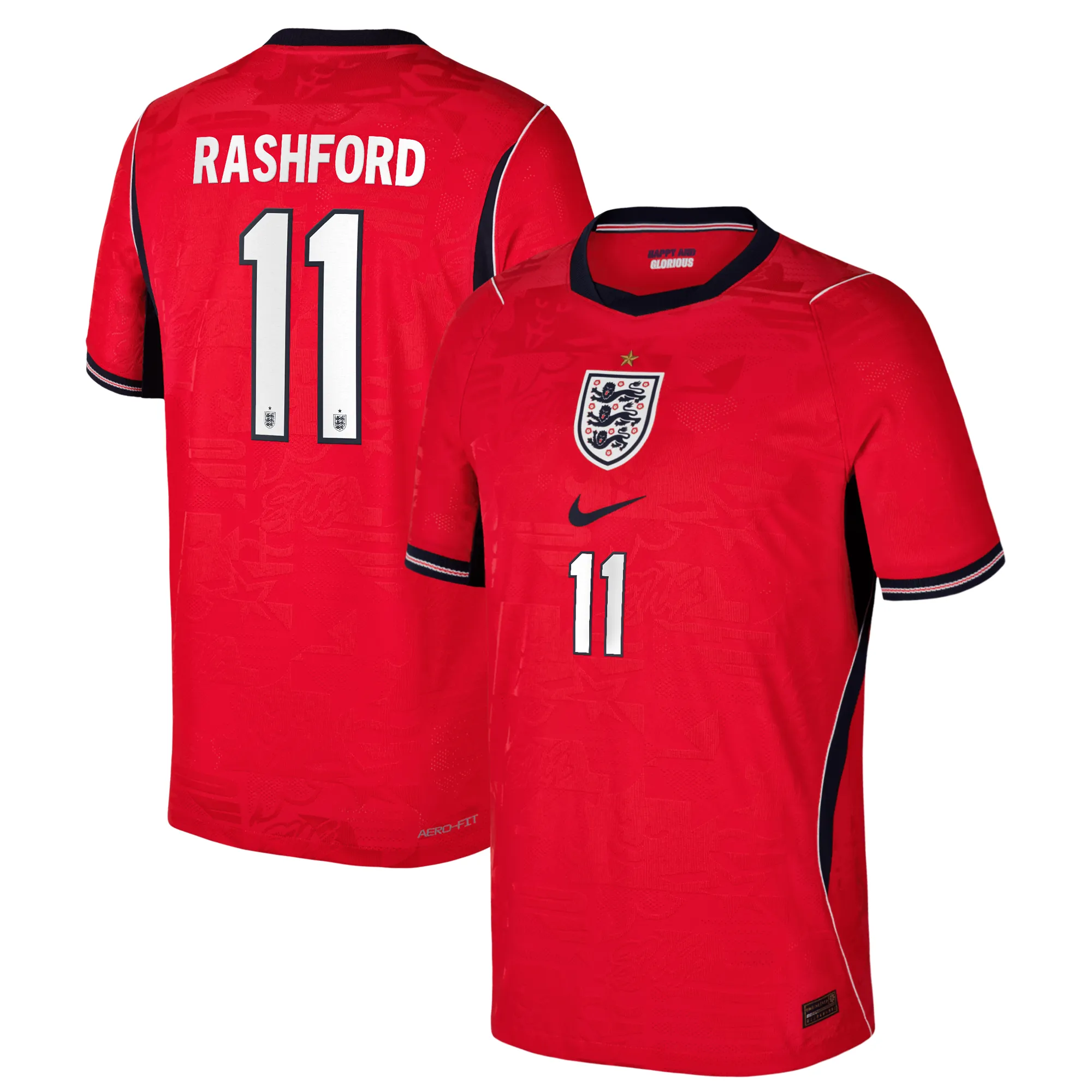 England Nike Away Aero-FIT Match Shirt 2026 - Kids