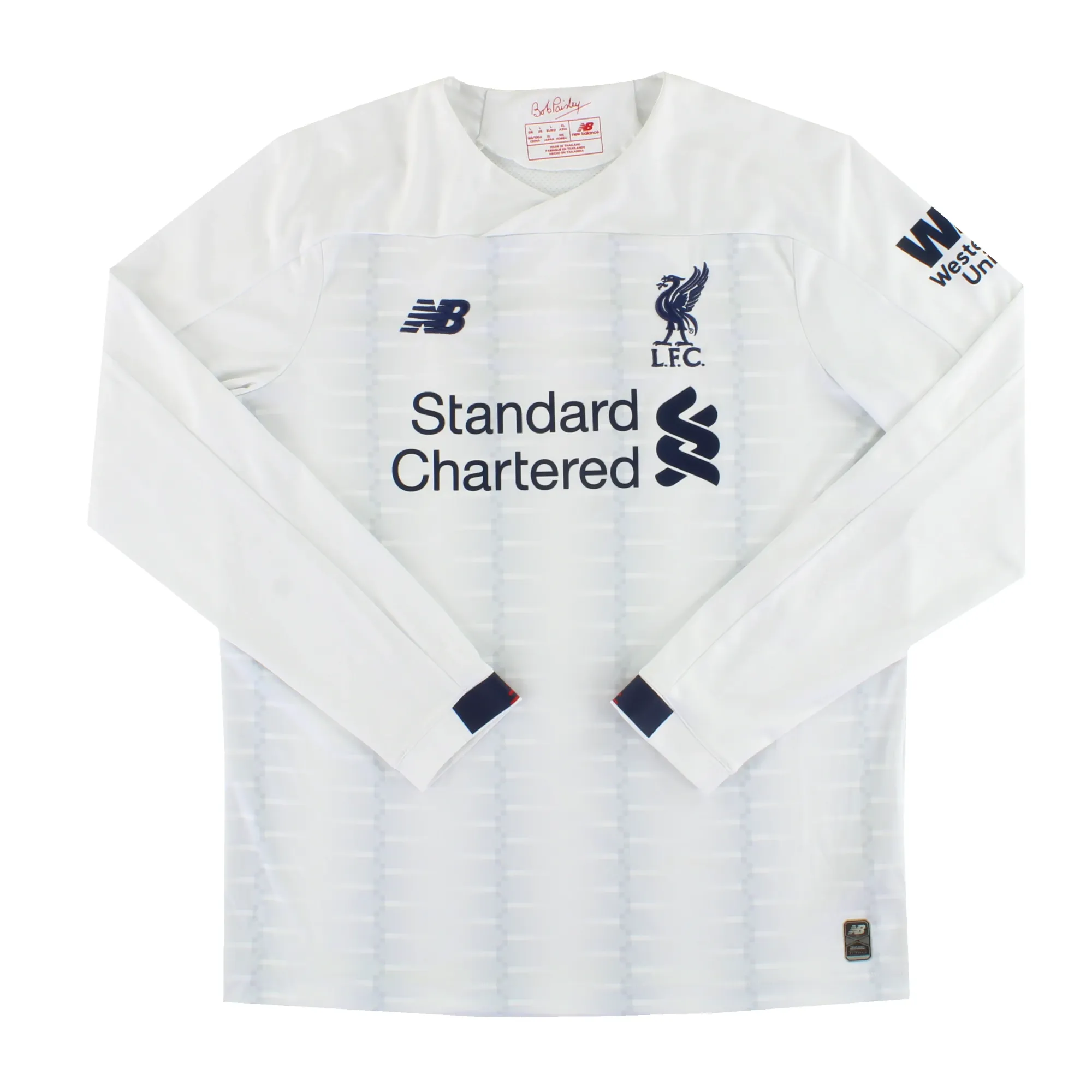 2019-20 Liverpool New Balance Away Shirt L/S L - Liverpool / Excellent