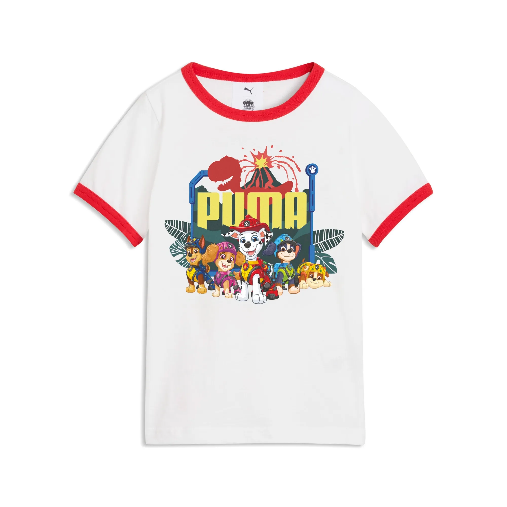 PUMA x PAW PATROL Ringer T-Shirt Kids in White | Size 2-3 Youth