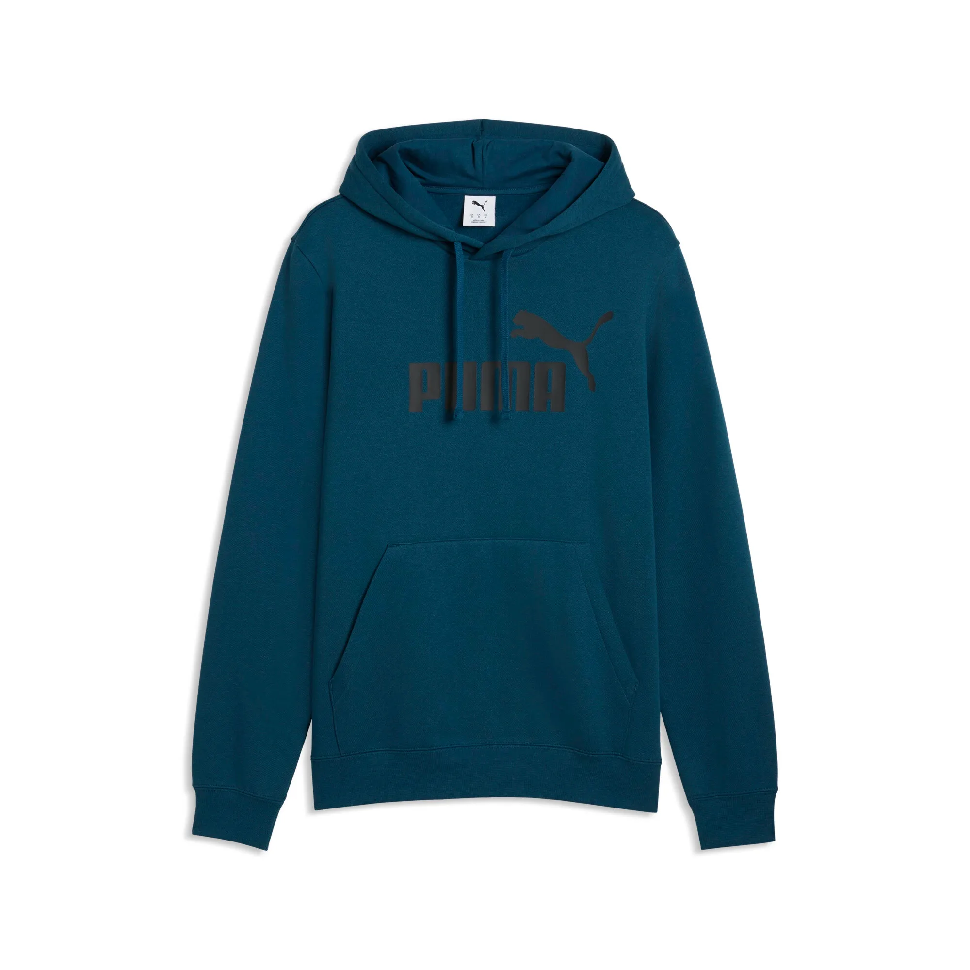 PUMA Essentials No. 1 Logo Hoodie Men in Blue | Size Large
