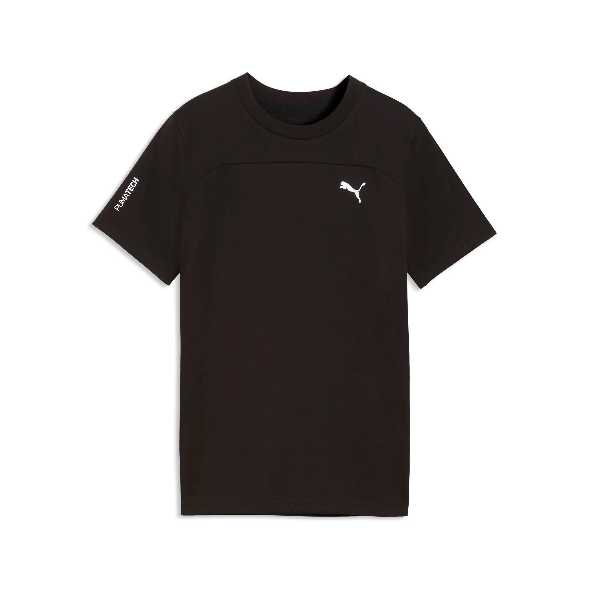 PUMATECH Essentials T-Shirt Youth in Black | Size 11-12 Youth
