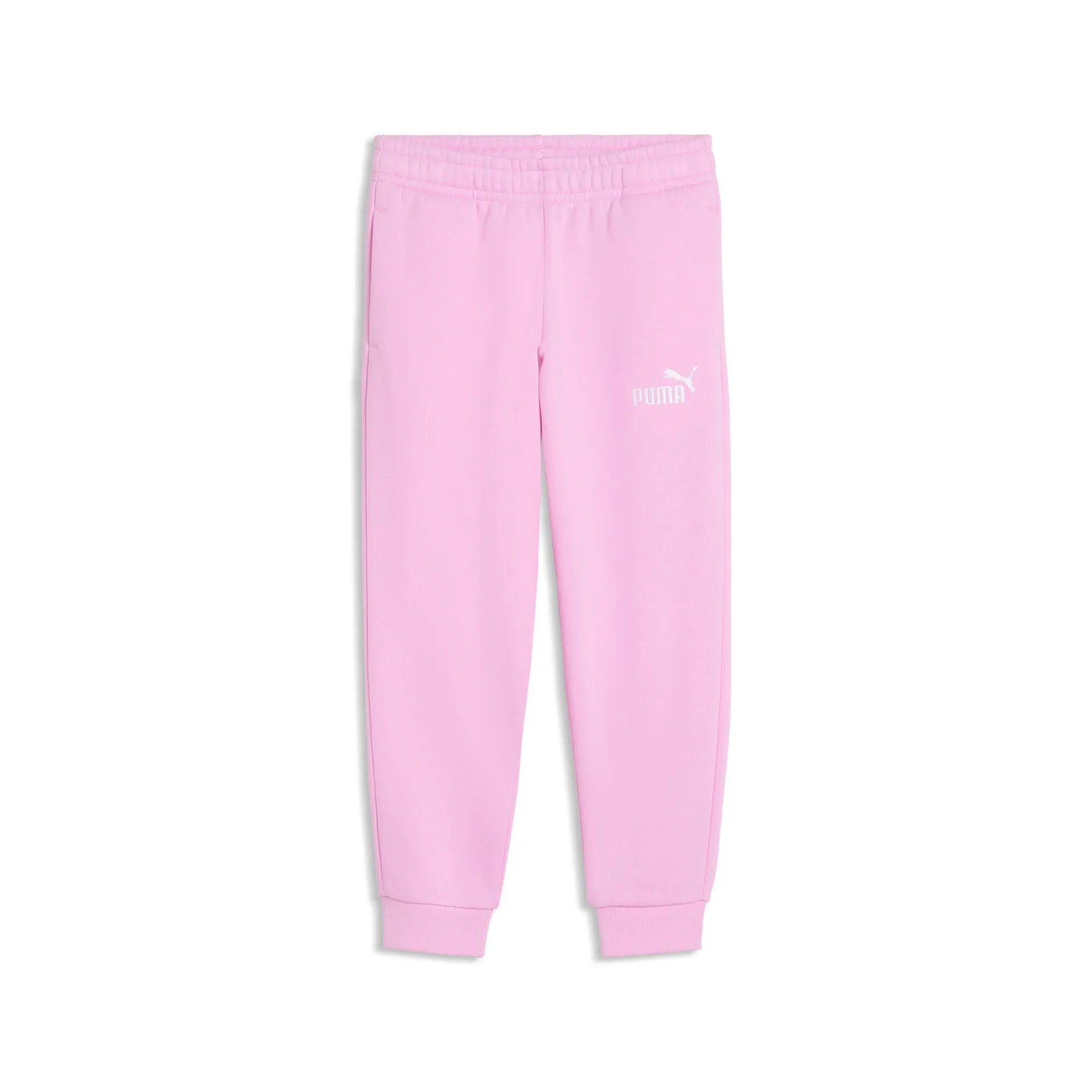 PUMA ESS No. 1 Logo Fleece Sweatpants Kids in Pink | Size 2-3 Youth
