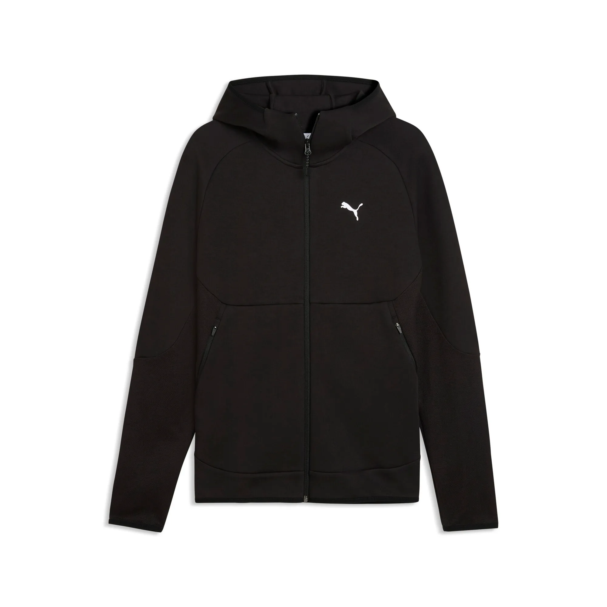 PUMATECH Elevated Slim Full-Zip Hoodie Men in Black | Size Large