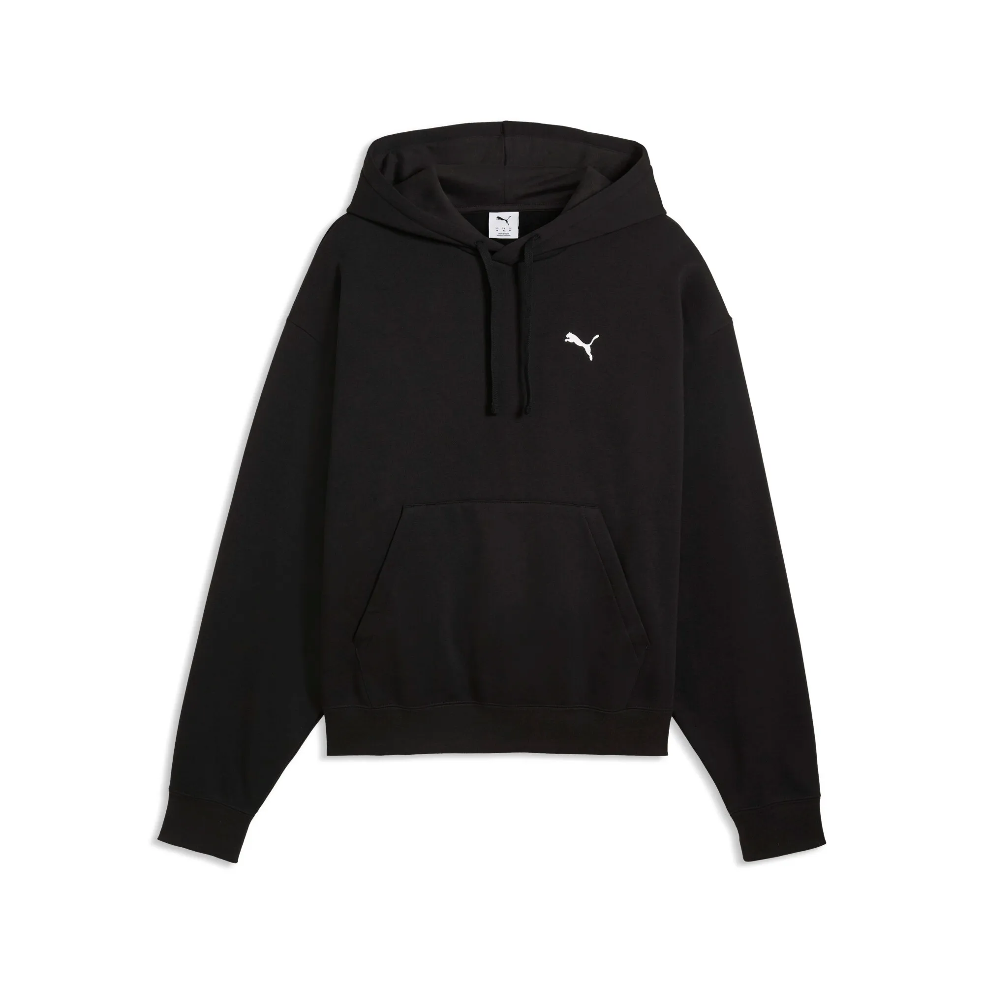 PUMA Essentials Oversized Hoodie Men in Black | Size Large