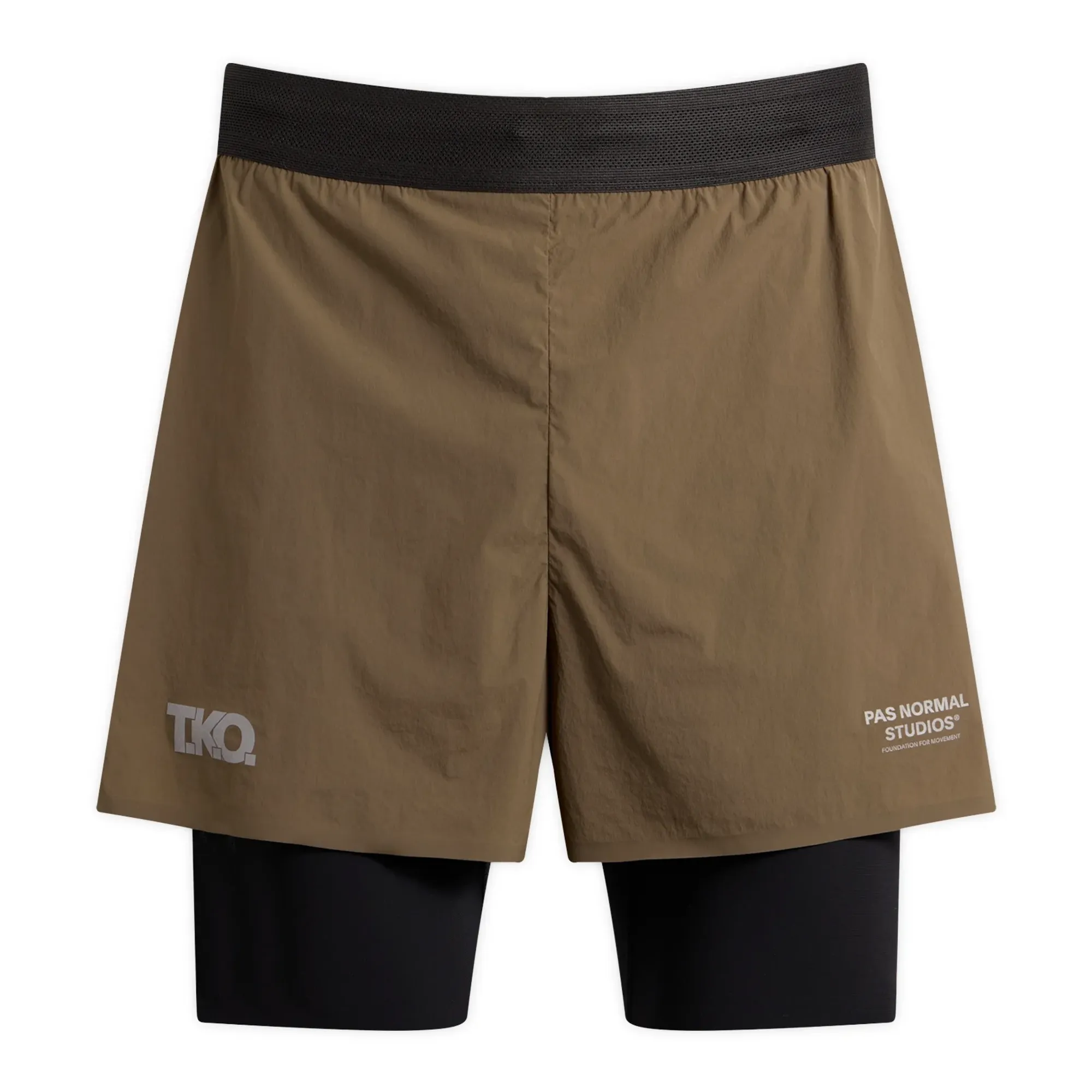 Pas Normal Studios Men's T.K.O. Balance 2-in-1 Shorts Dark Stone
