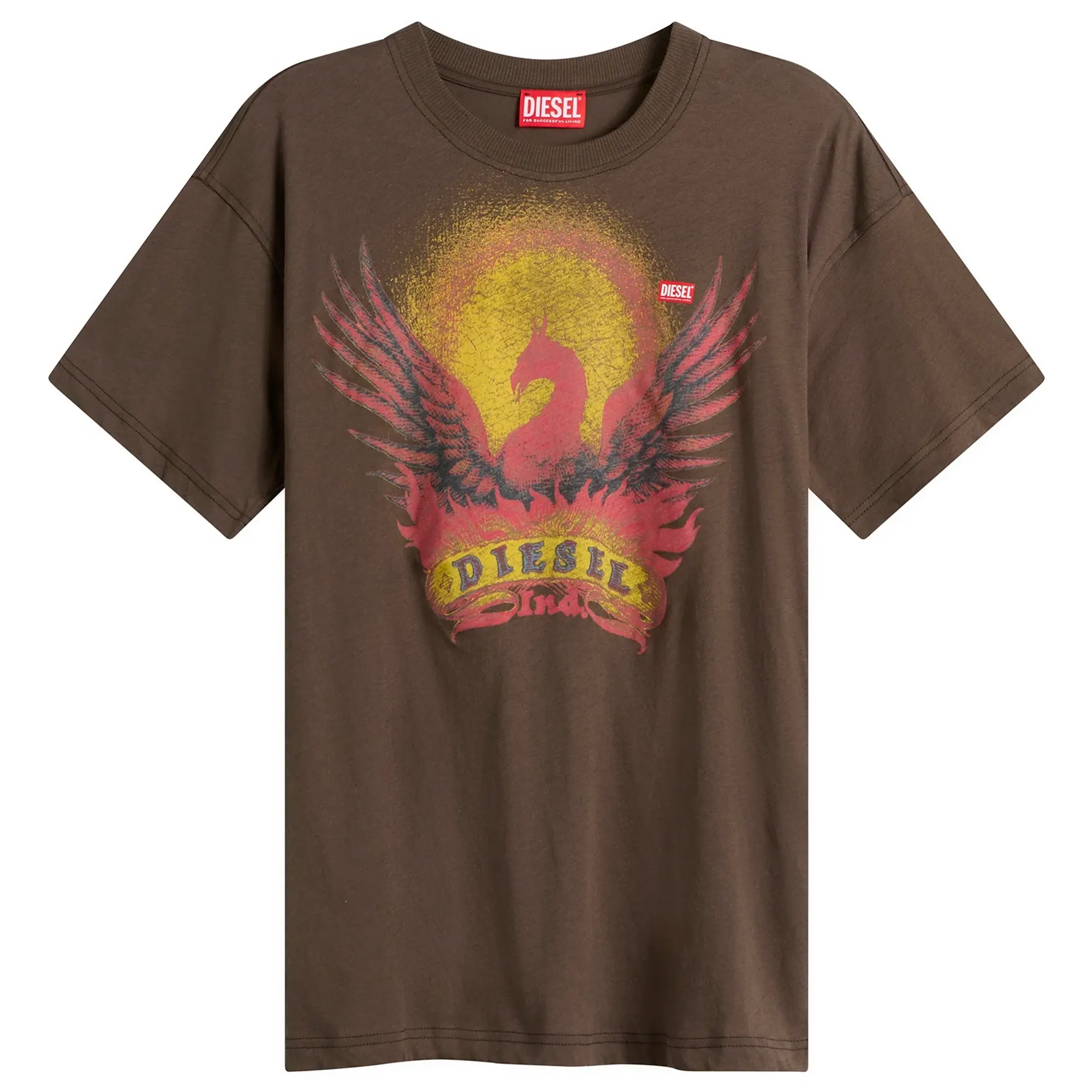 Diesel Men's Large Pheonix T-Shirt Wren
