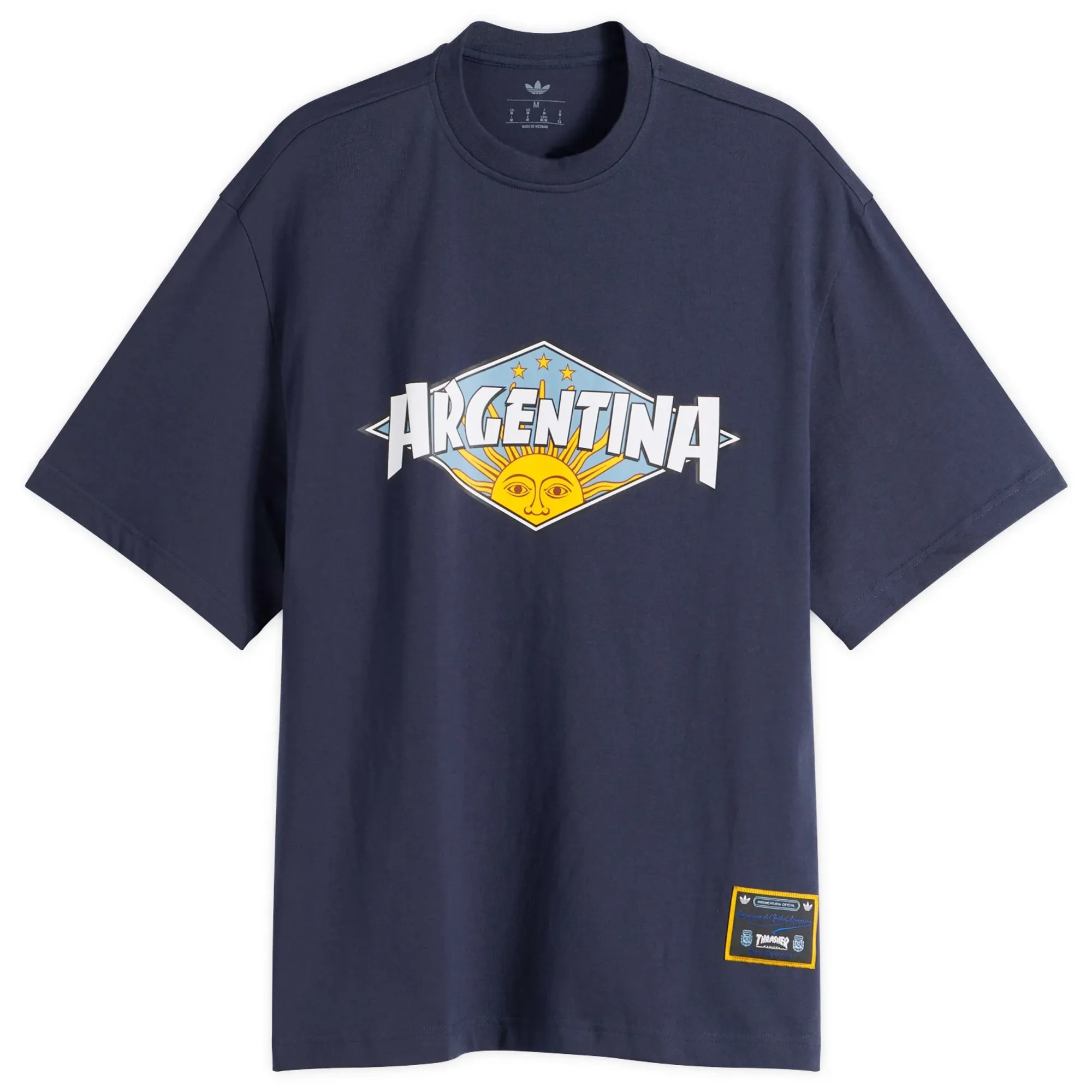 Adidas Men's x Thrasher AFA Argentina T-Shirt Night Navy
