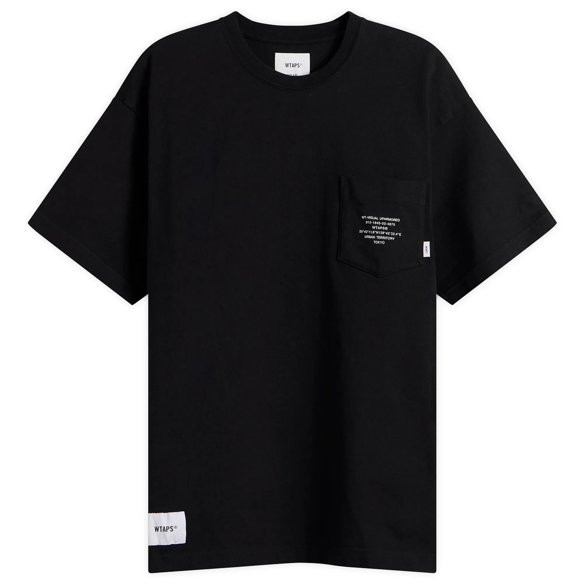 トップス 252ATDT-CSM19 WTAPS Men's Aii Ss Black | 261ATDT-CSM20-BLK | FOOTY.COM