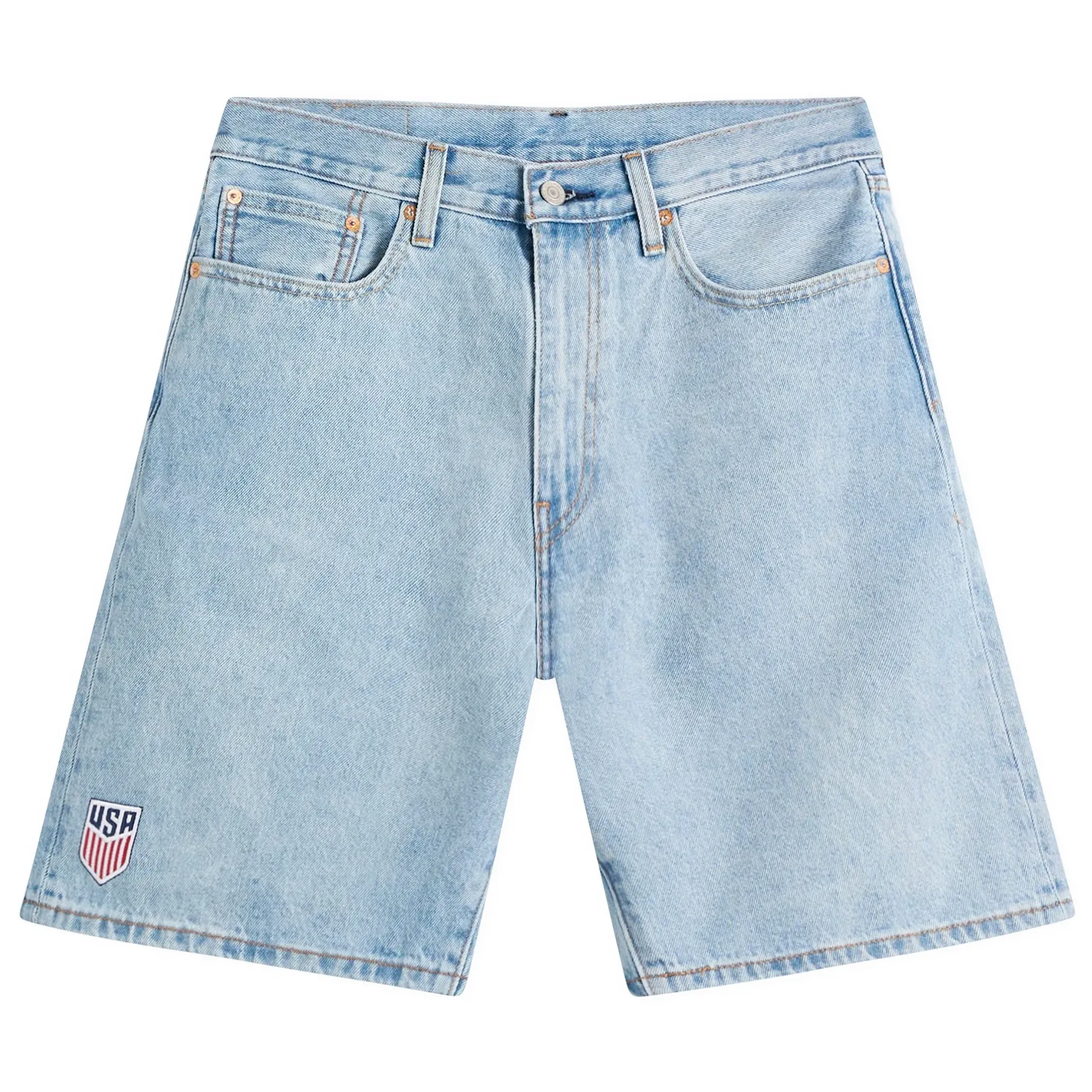 Levi's Men's USA 478 Baggy Shorts Blue