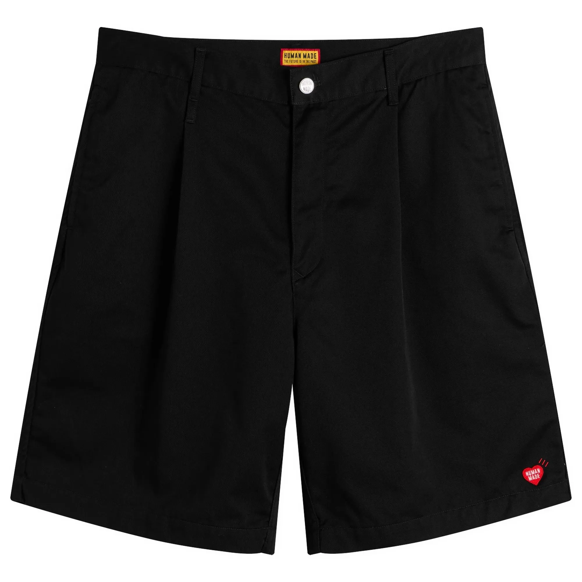 Human Made Men's Pleated Skater Shorts Black