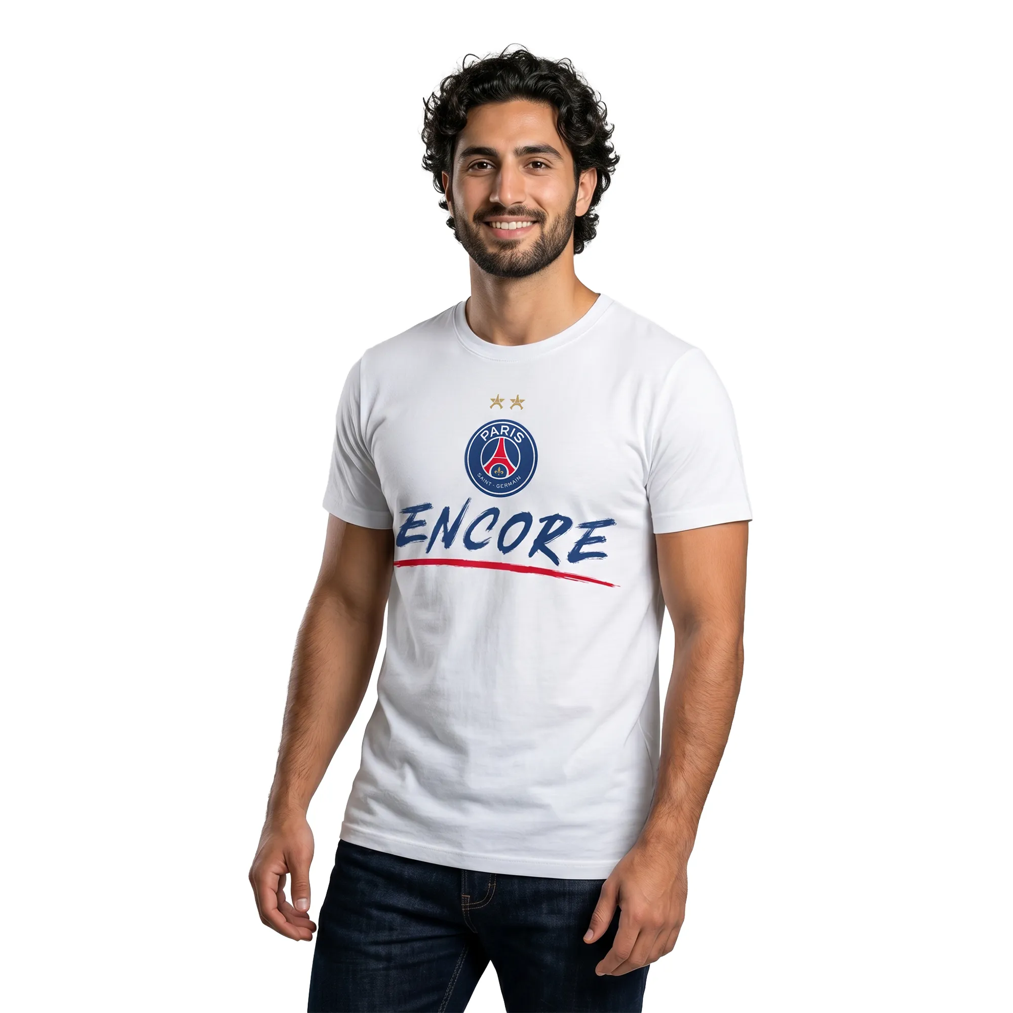 PSG Eiffel Star Encore Graphic T-Shirt - White