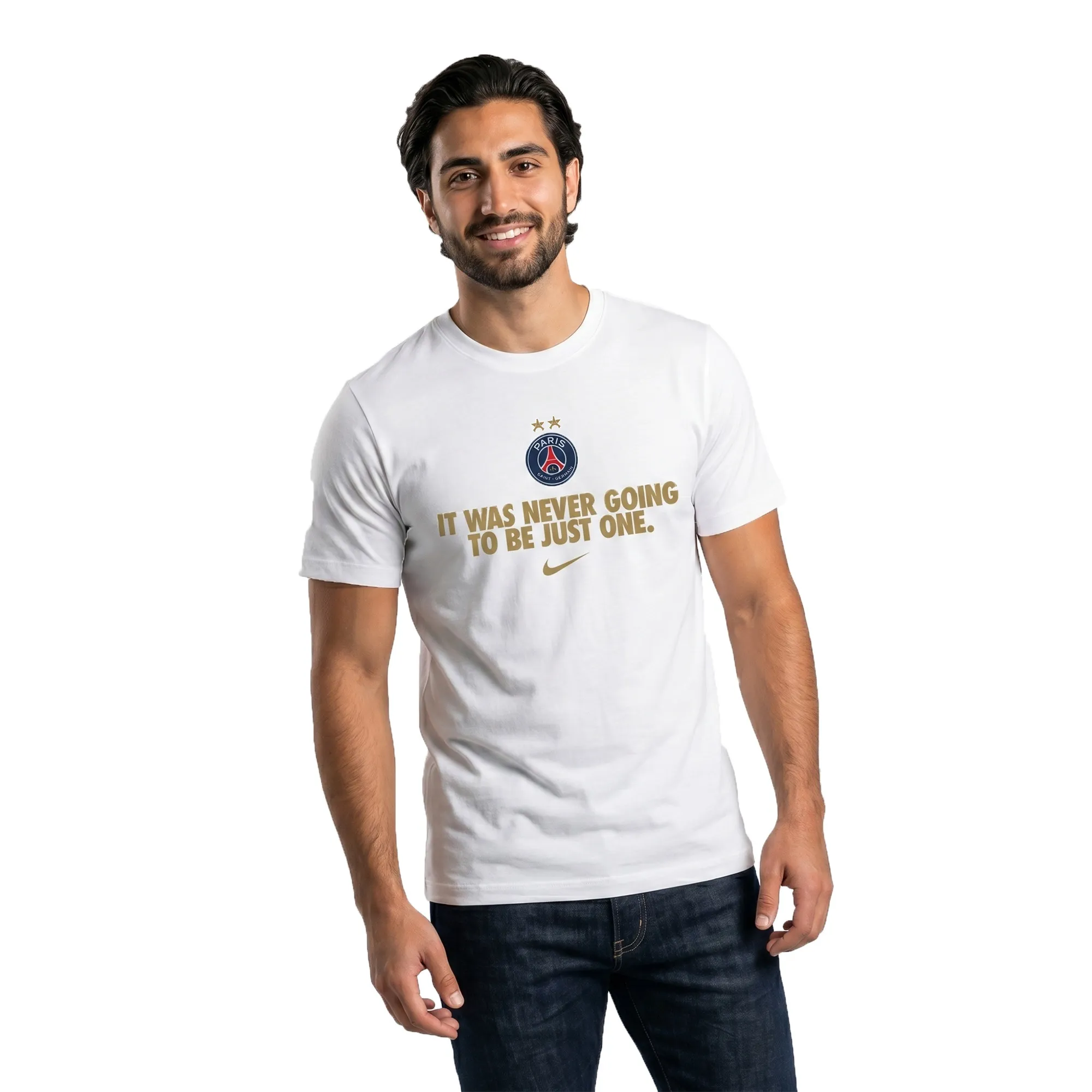 PSG Nike Winners T-Shirt - White