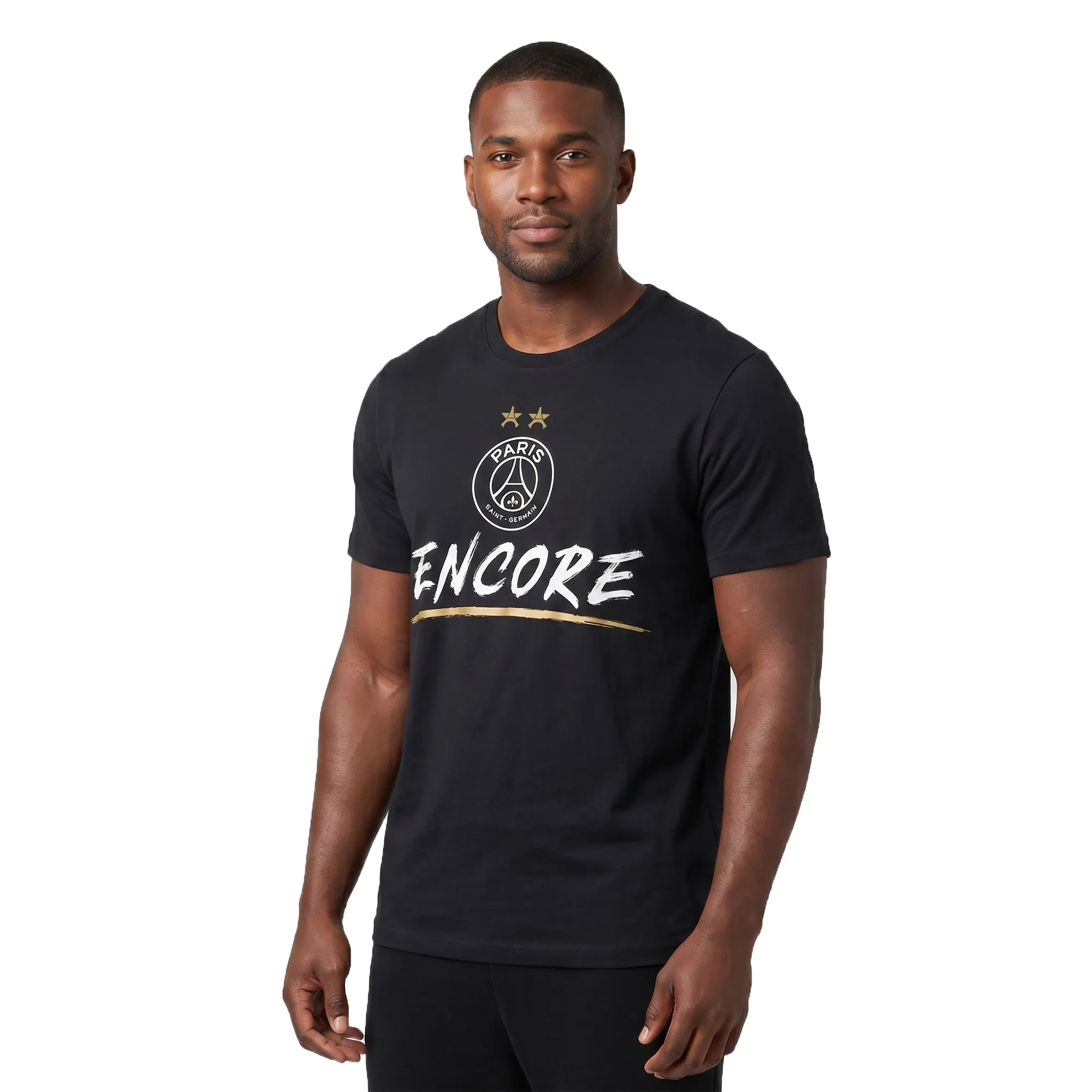 PSG Eiffel Star Encore Graphic T-Shirt - Black