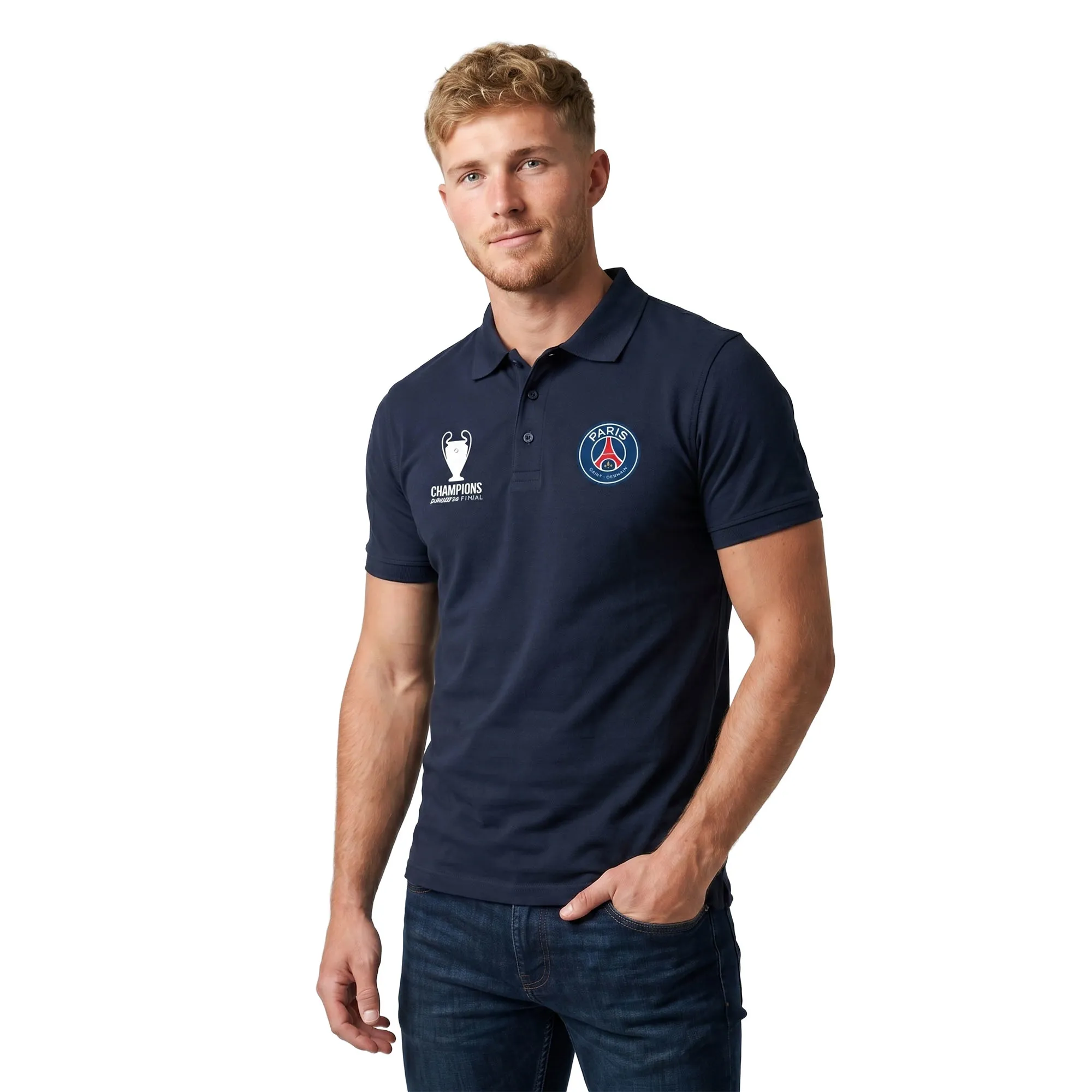 PSG UCL Champions 2026 Polo - Navy