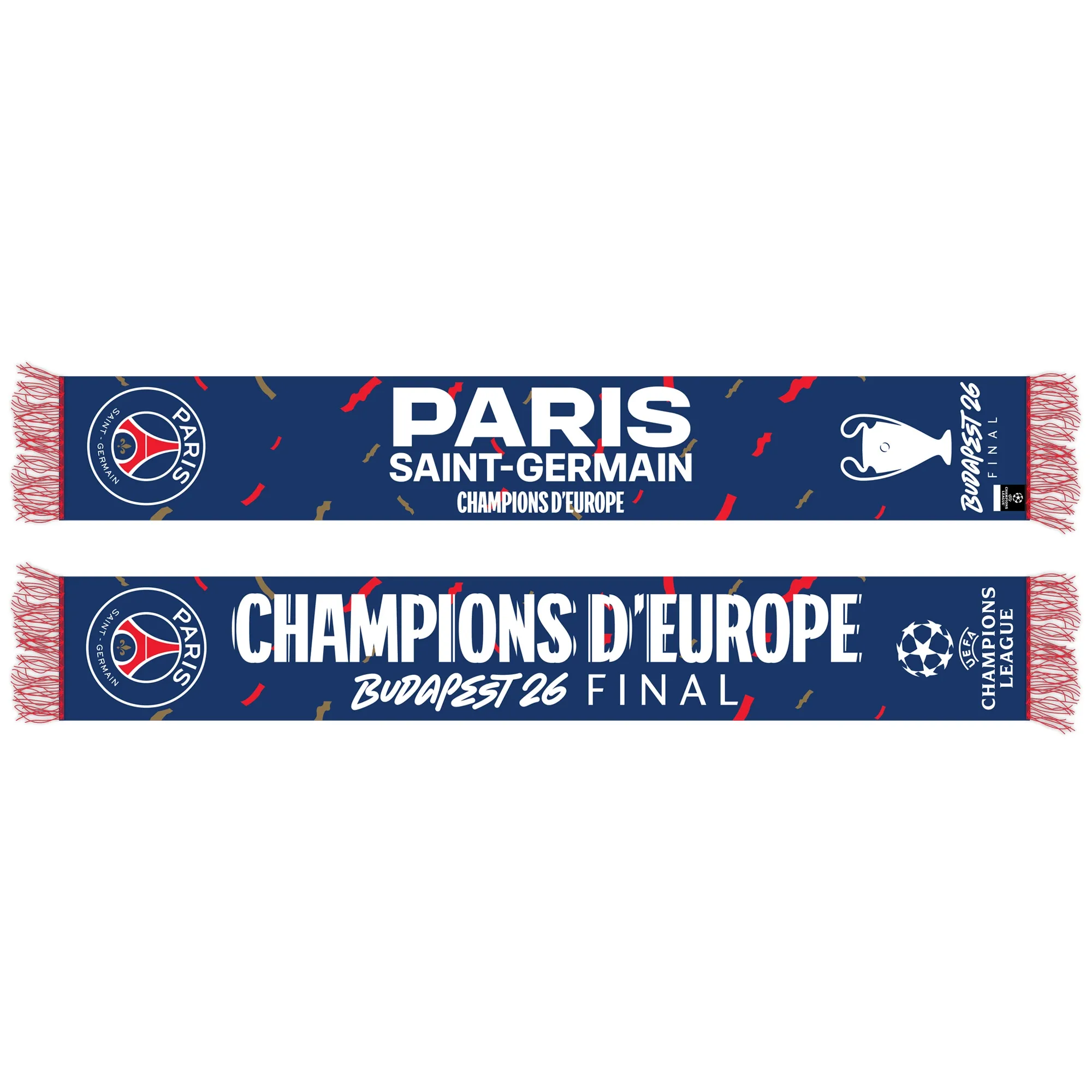 PSG UCL Champions 2026 Scarf