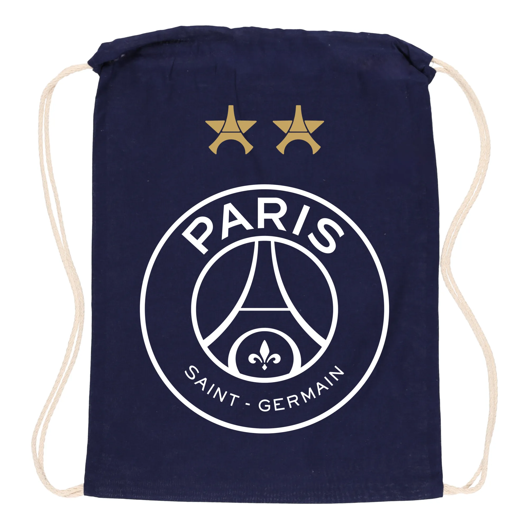 PSG 2 Star Drawstring Bag - Navy