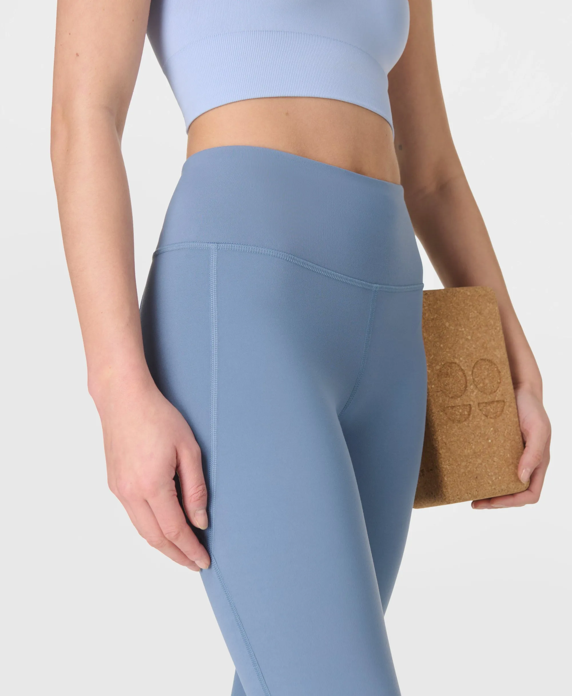 Sweaty Betty Ultimate Studio 7/8 Yoga Leggings, Blue, Women's M