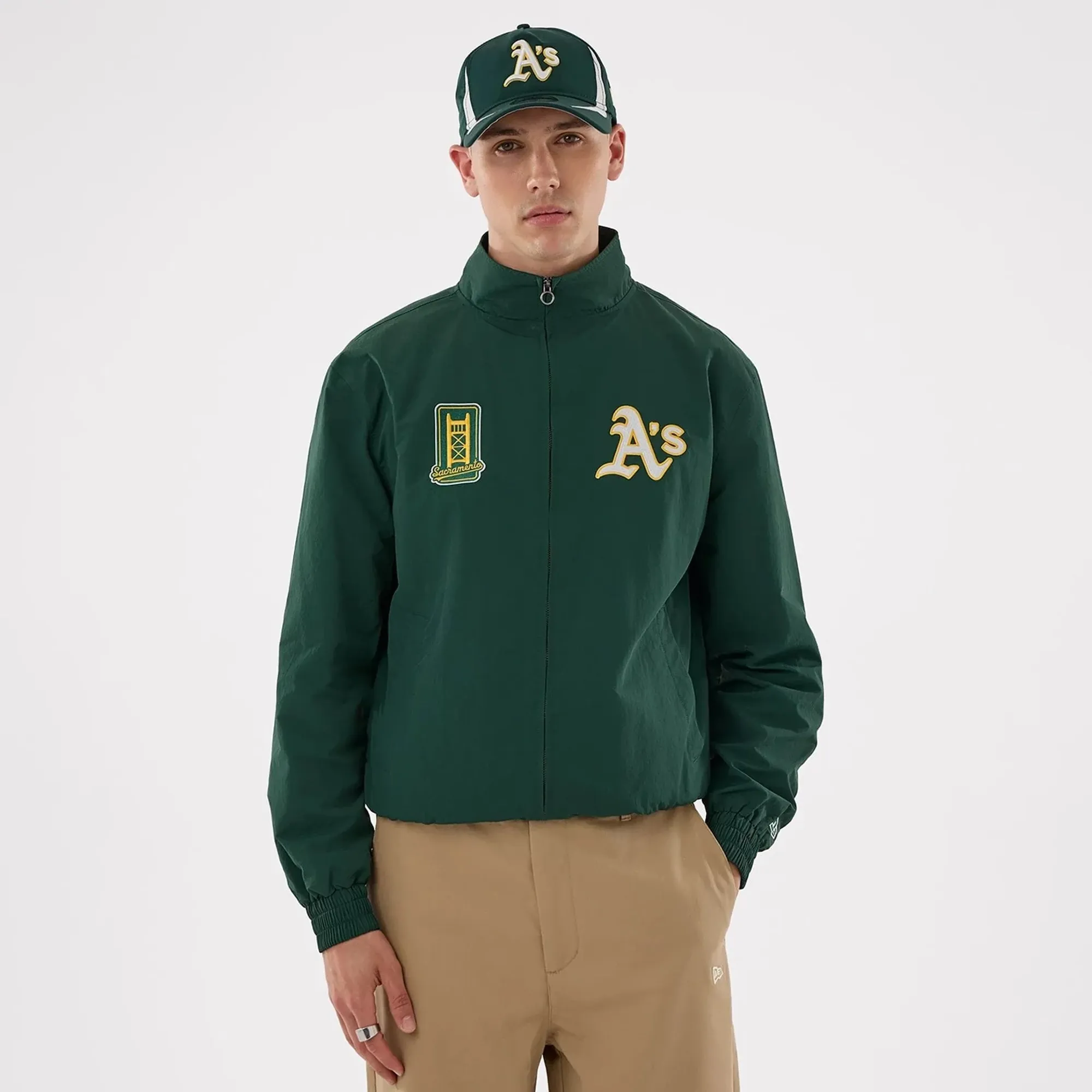 Athletics MLB Dark Green Sports Jacket New Era Cap adult unisex