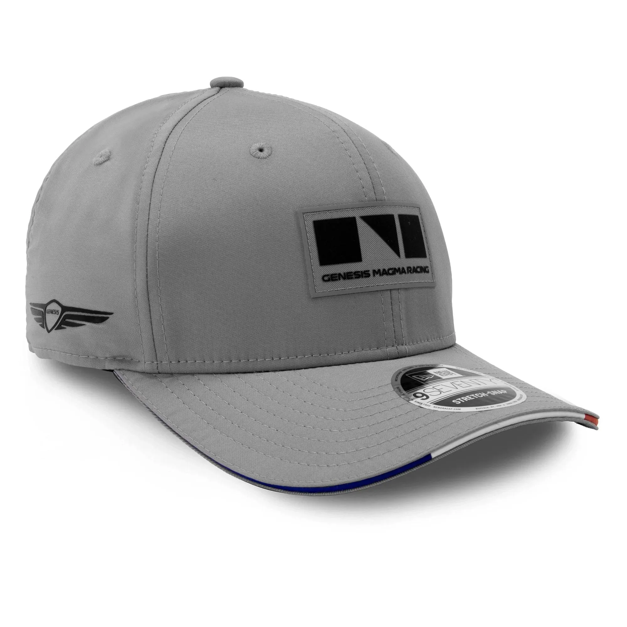 Genesis Magma Racing Le Mans Grey 9SEVENTY Stretch Snap Adjustable Cap New Era Cap adult unisex