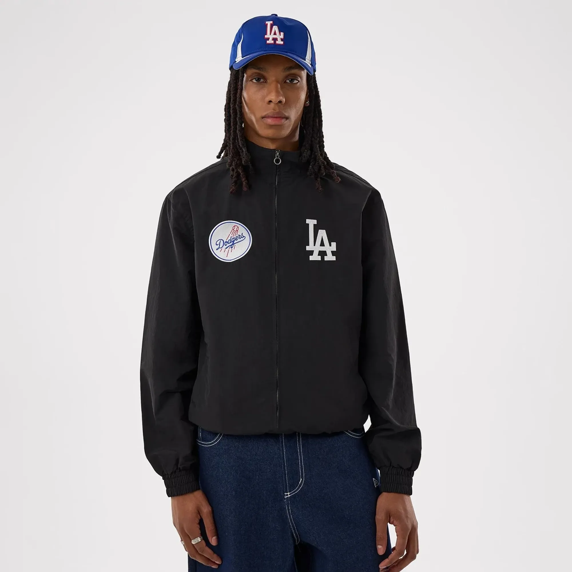 LA Dodgers MLB Black Sports Jacket New Era Cap adult unisex
