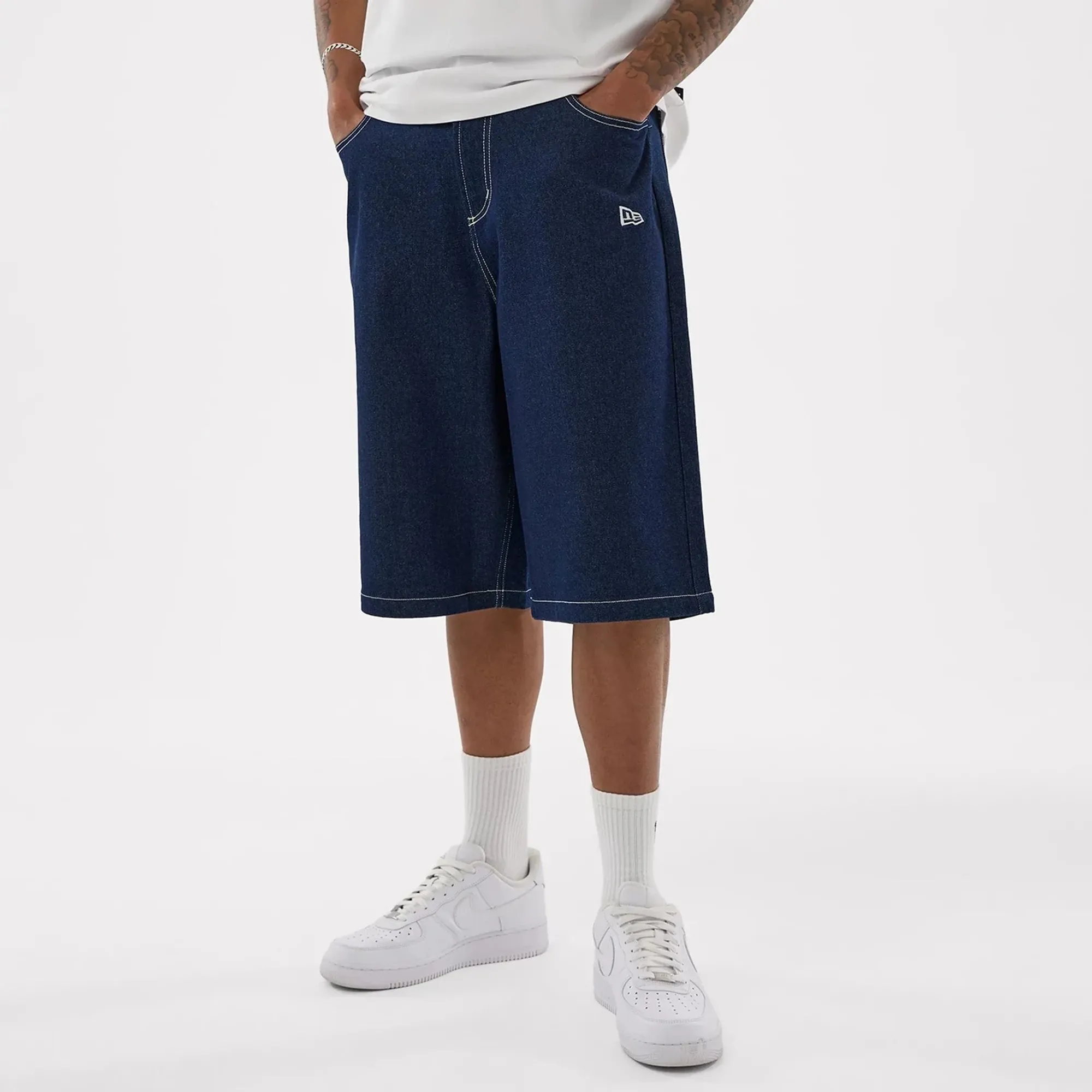 LA Dodgers MLB Jort Dark Blue Oversized Shorts New Era Cap adult unisex