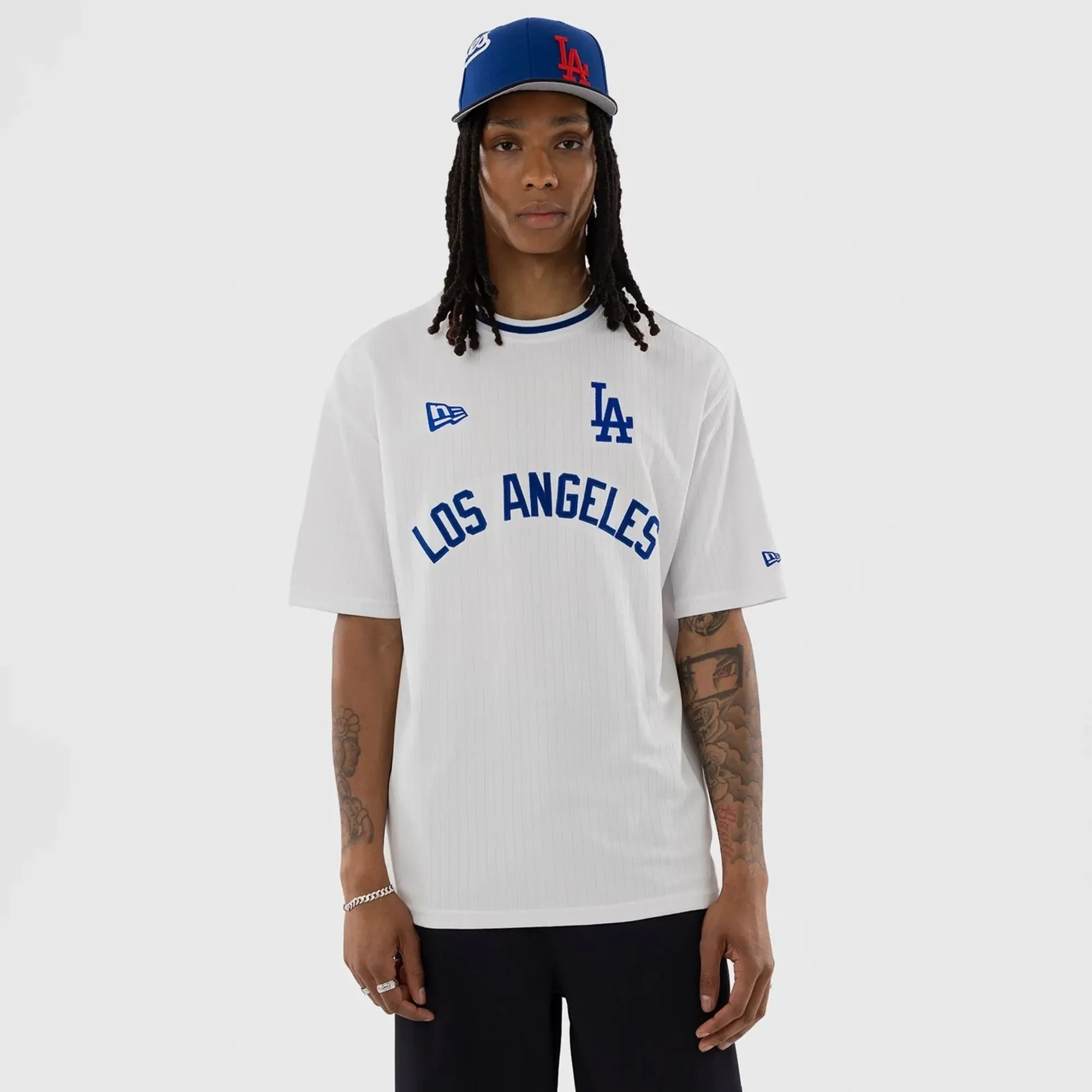 LA Dodgers MLB White T-Shirt New Era Cap adult unisex