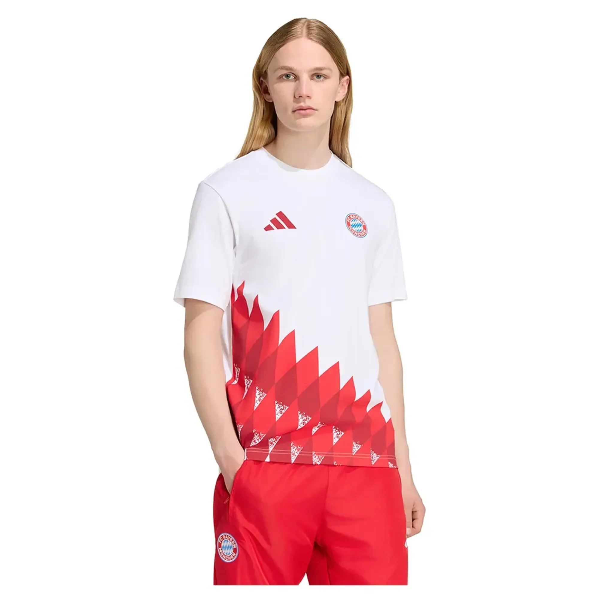 Adidas Fc Bayern Munich Anthem Graphic Short Sleeve T-shirt