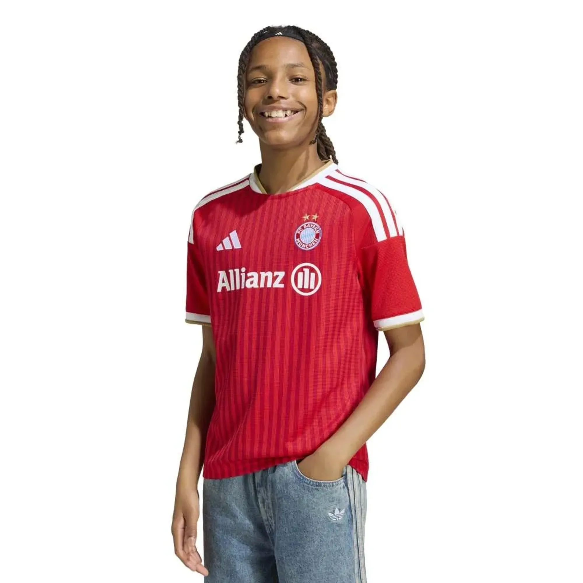Adidas Fc Bayern Munich 26/27 Jersey Home Junior Short Sleeve T-shirt