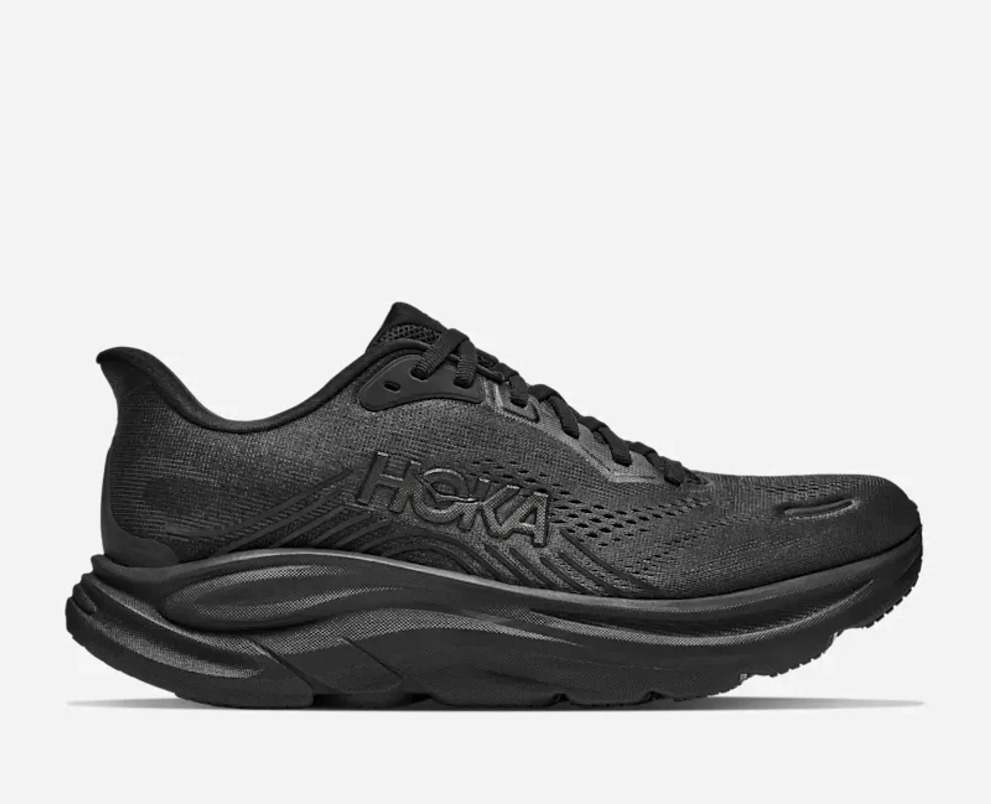 Hoka Men's Clifton 11 Road Running Shoes In Black