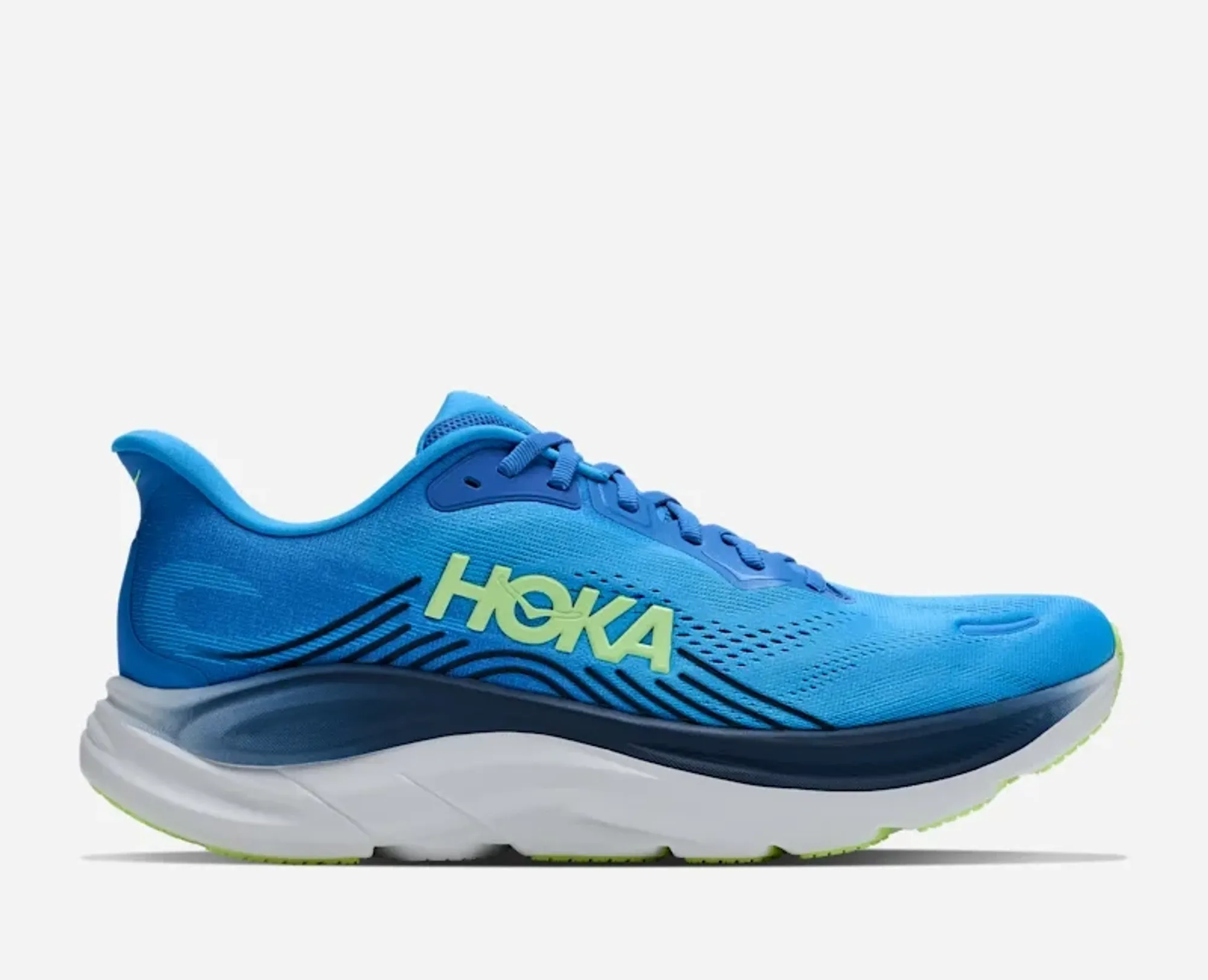 Hoka Men's Clifton 11 Road Running Shoes In Virtual Blue/Soft Cobalt