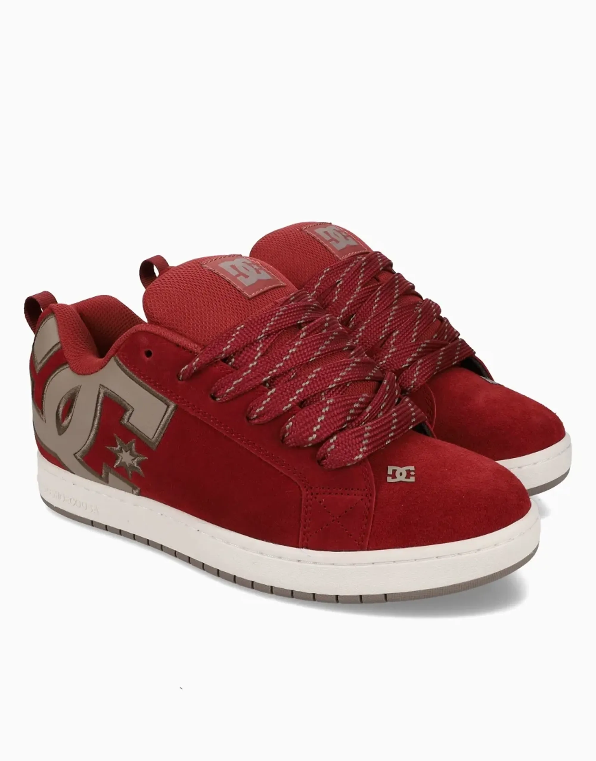 DC Sneakers Court Graffik Men's Sneakers - Red