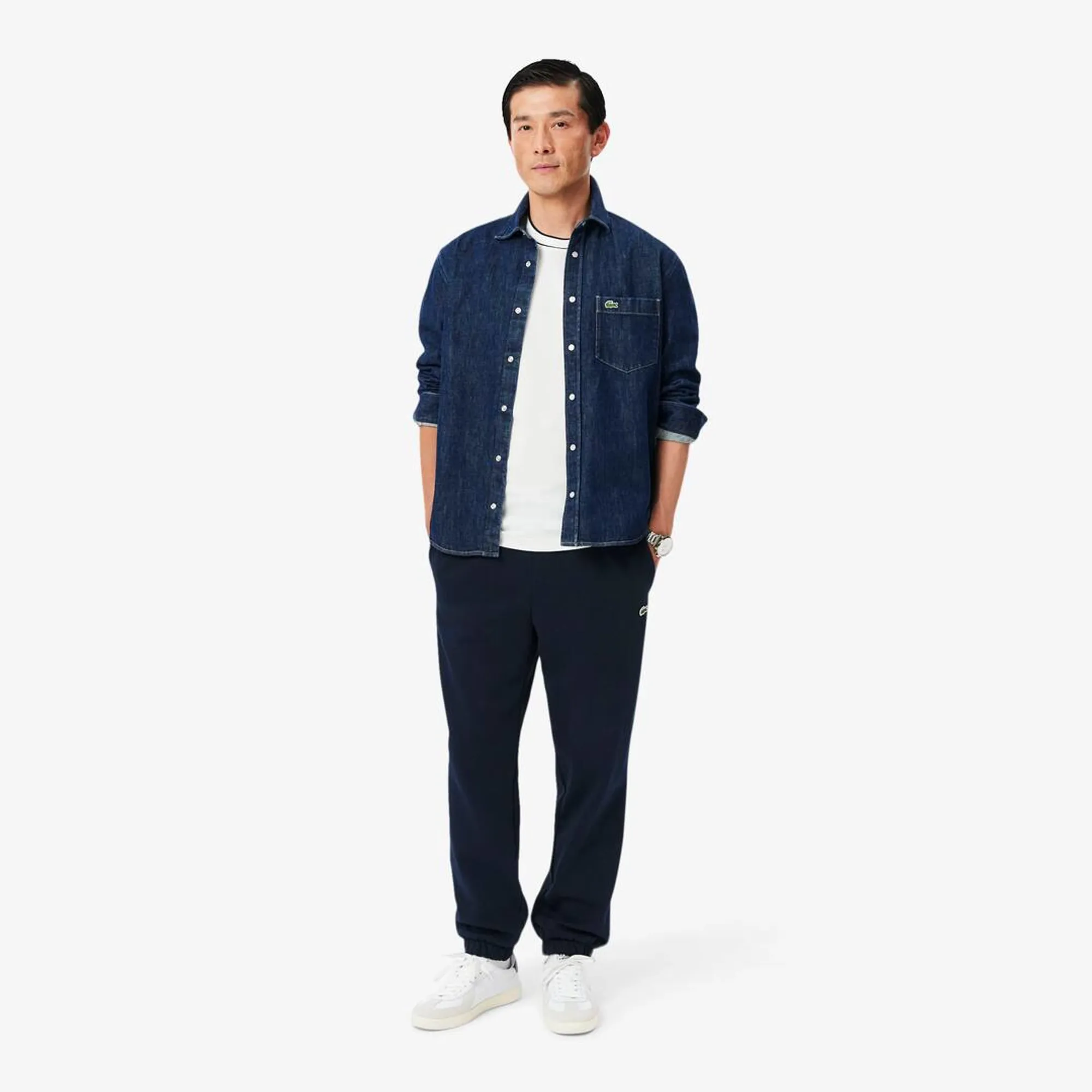 Lacoste Regular Fit Fleece Sweatpants - Midnight Blue