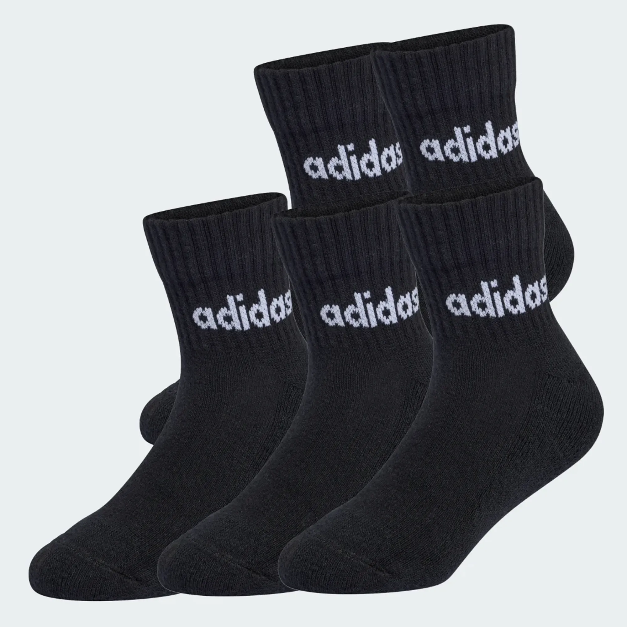 adidas Linear Ankle Socks 5 Pairs Kids