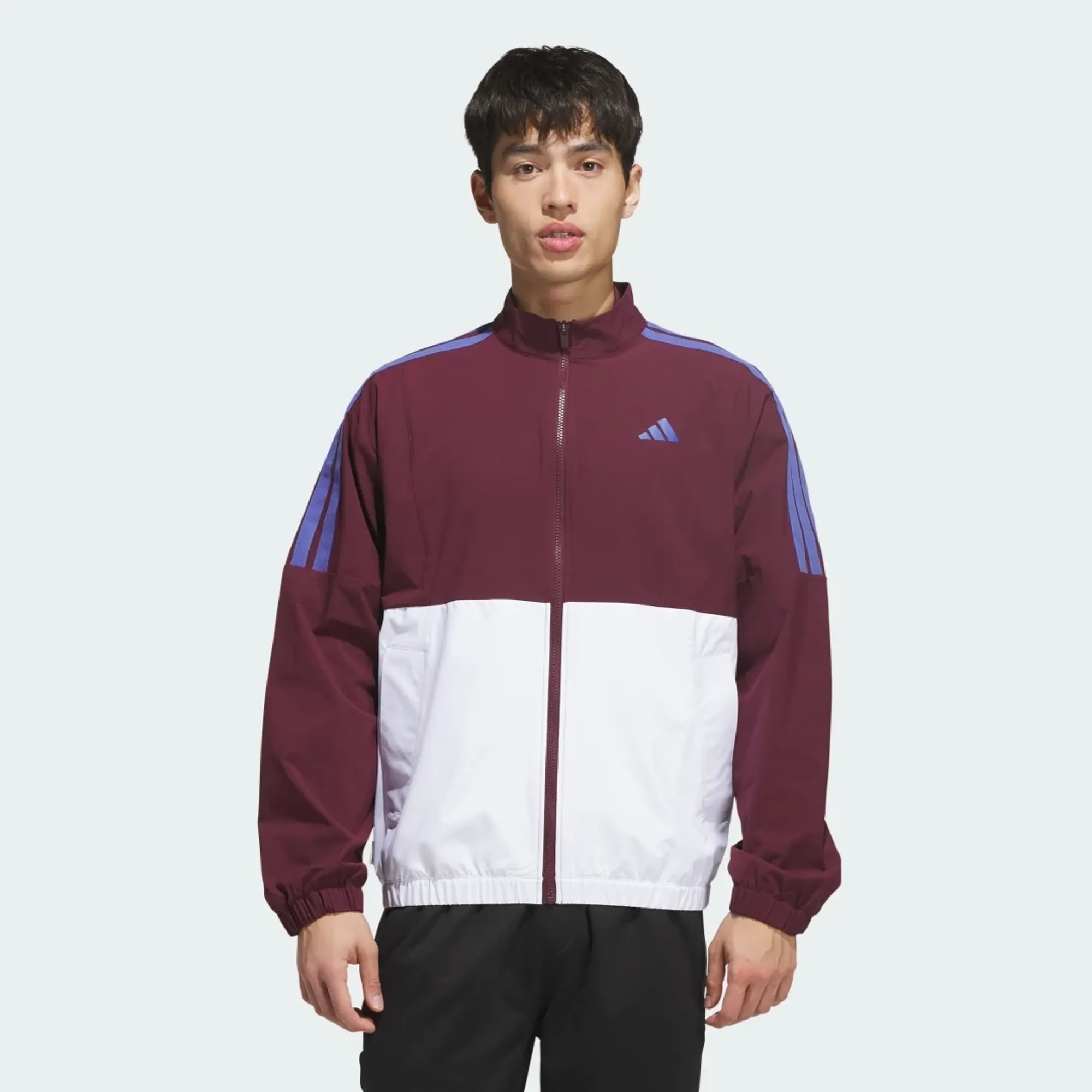 adidas BEYOND TWISTWEAVE FULL-ZIP WINDBREAKER