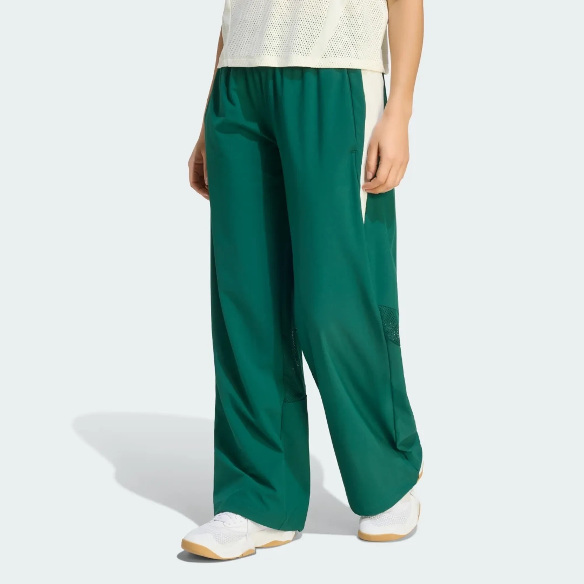 adidas Hyperglam Color Block Wide Woven Joggers