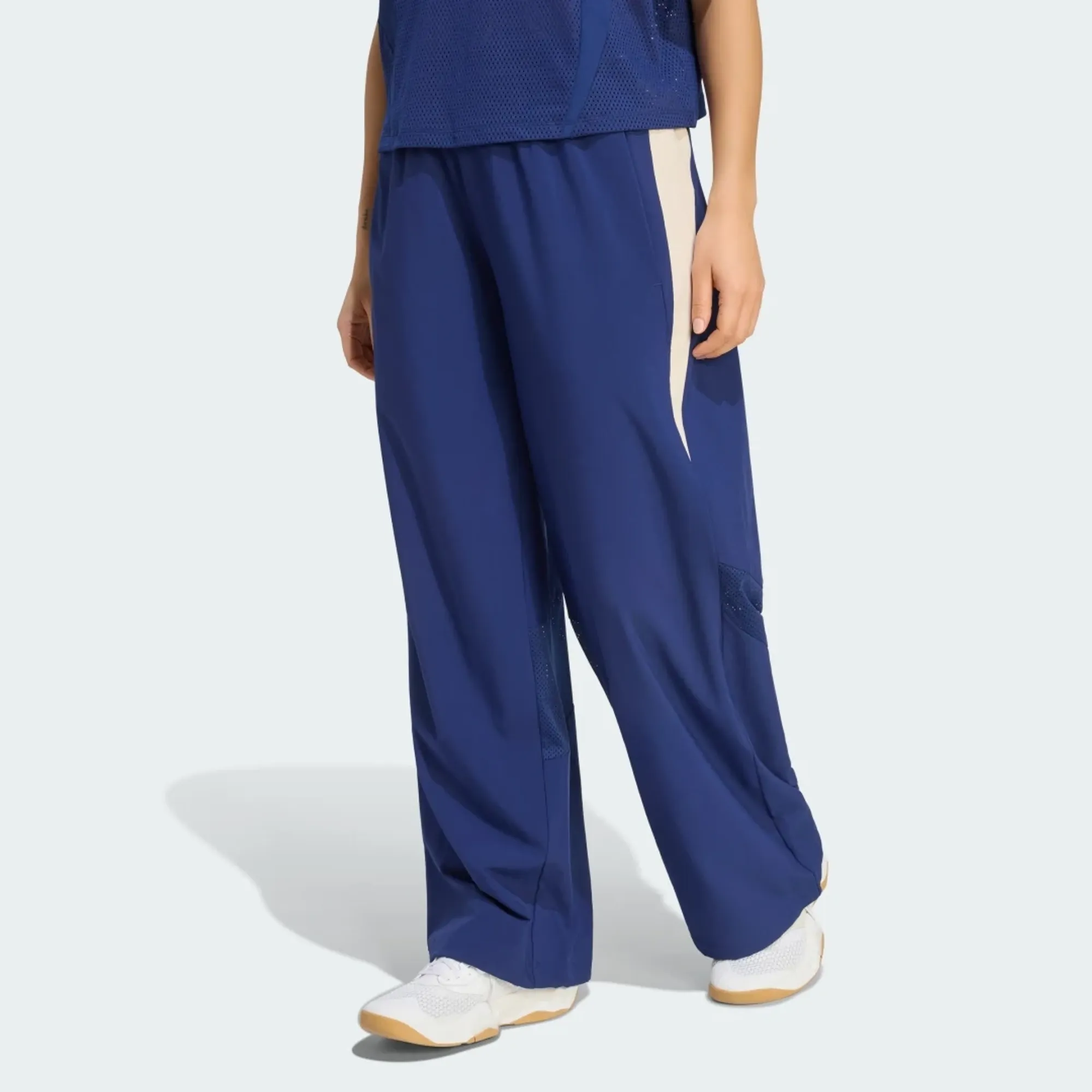 adidas Hyperglam Color Block Wide Woven Joggers