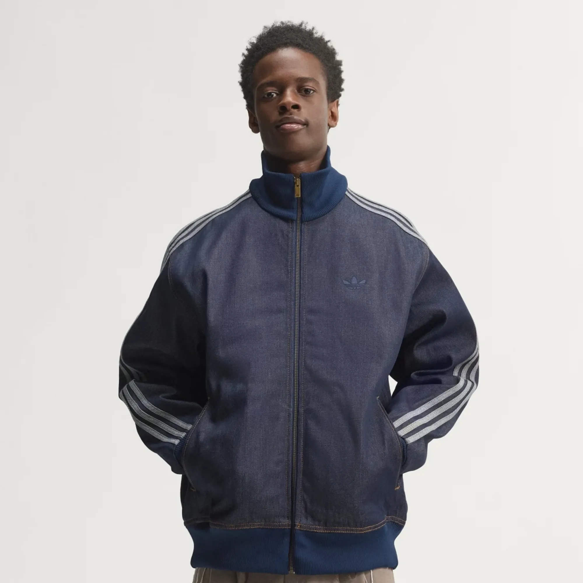 adidas FIREBIRD ADICOLOR RAW DENIM TRACK TOP
