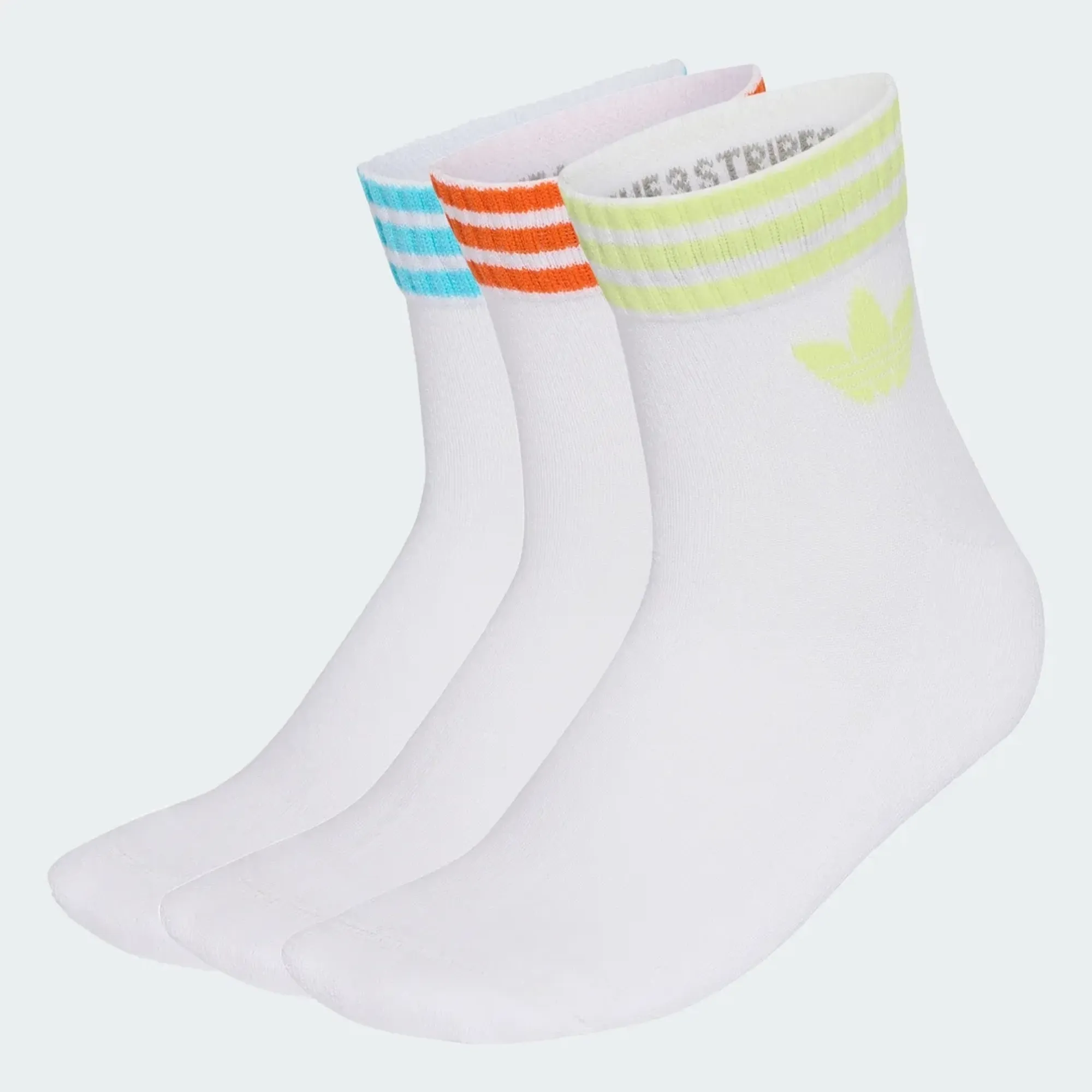 adidas 3-Stripes Ankle Socks 3 Pairs