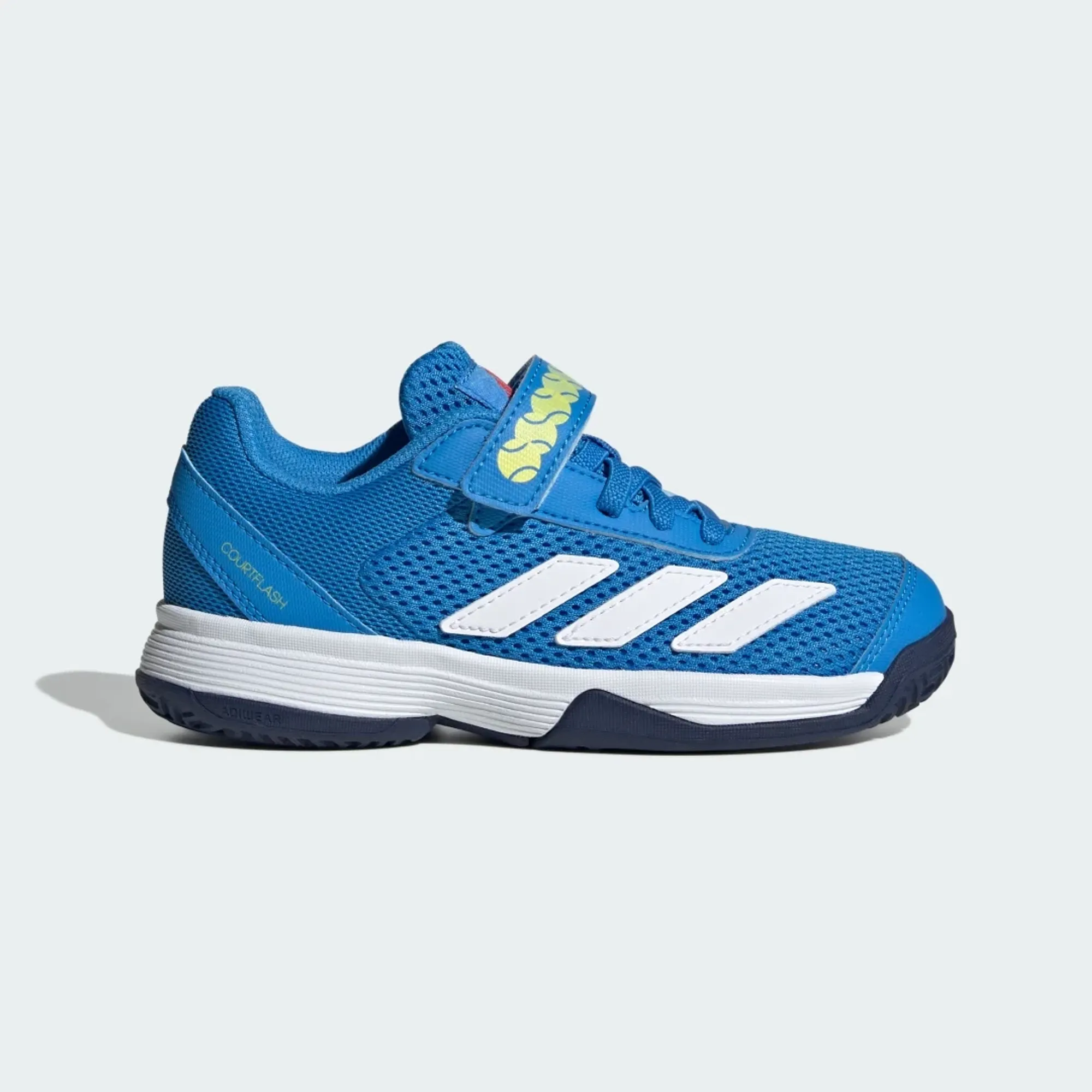 adidas Courtflash Hook-and-Loop Tennis Shoes Kids