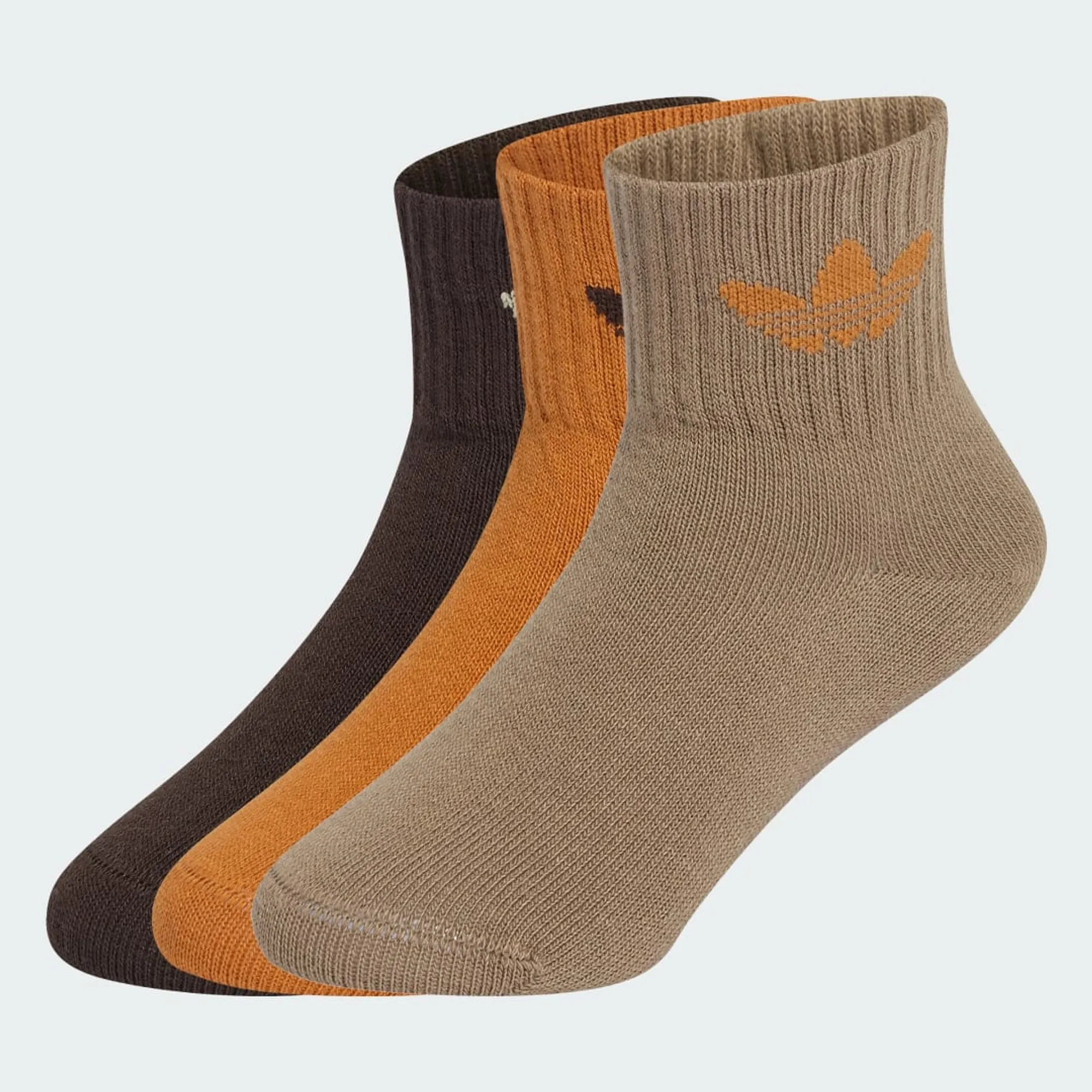 adidas MID ANKLE SOCK 3 PAIR PACK KIDS